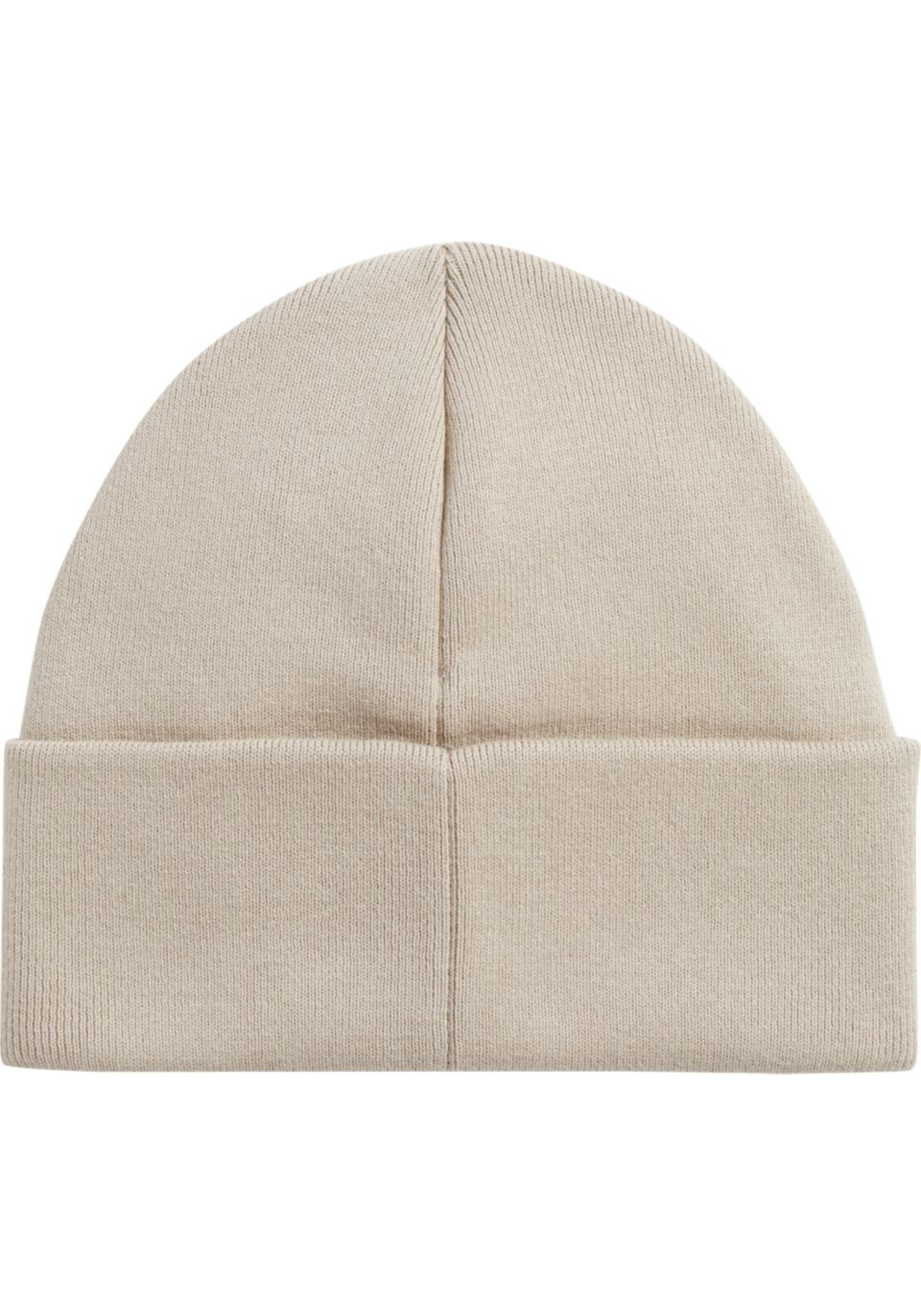 Calvin Klein muts, monologo embroidered beanie, beige