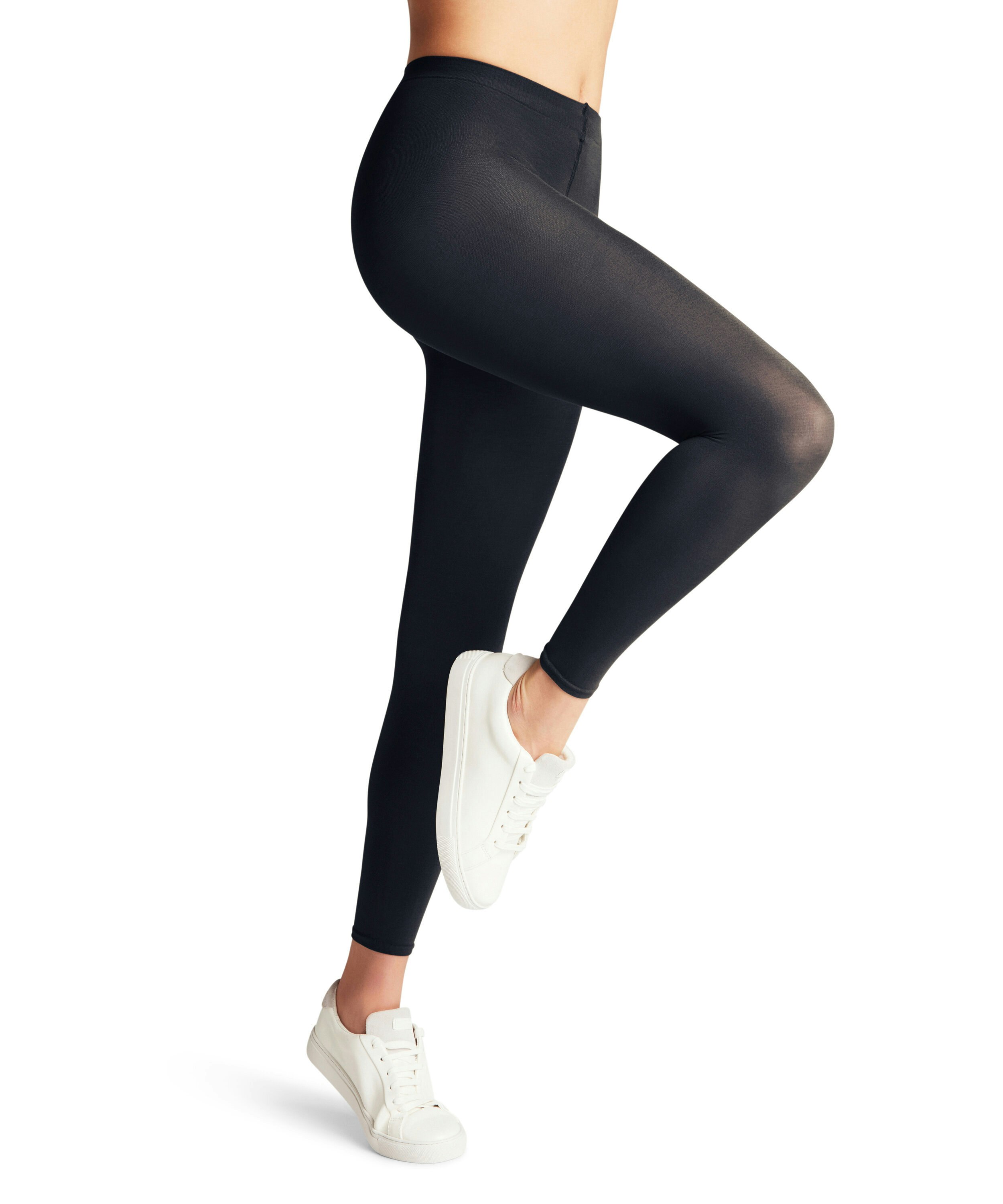 FALKE Cotton Touch dames legging, dark navy