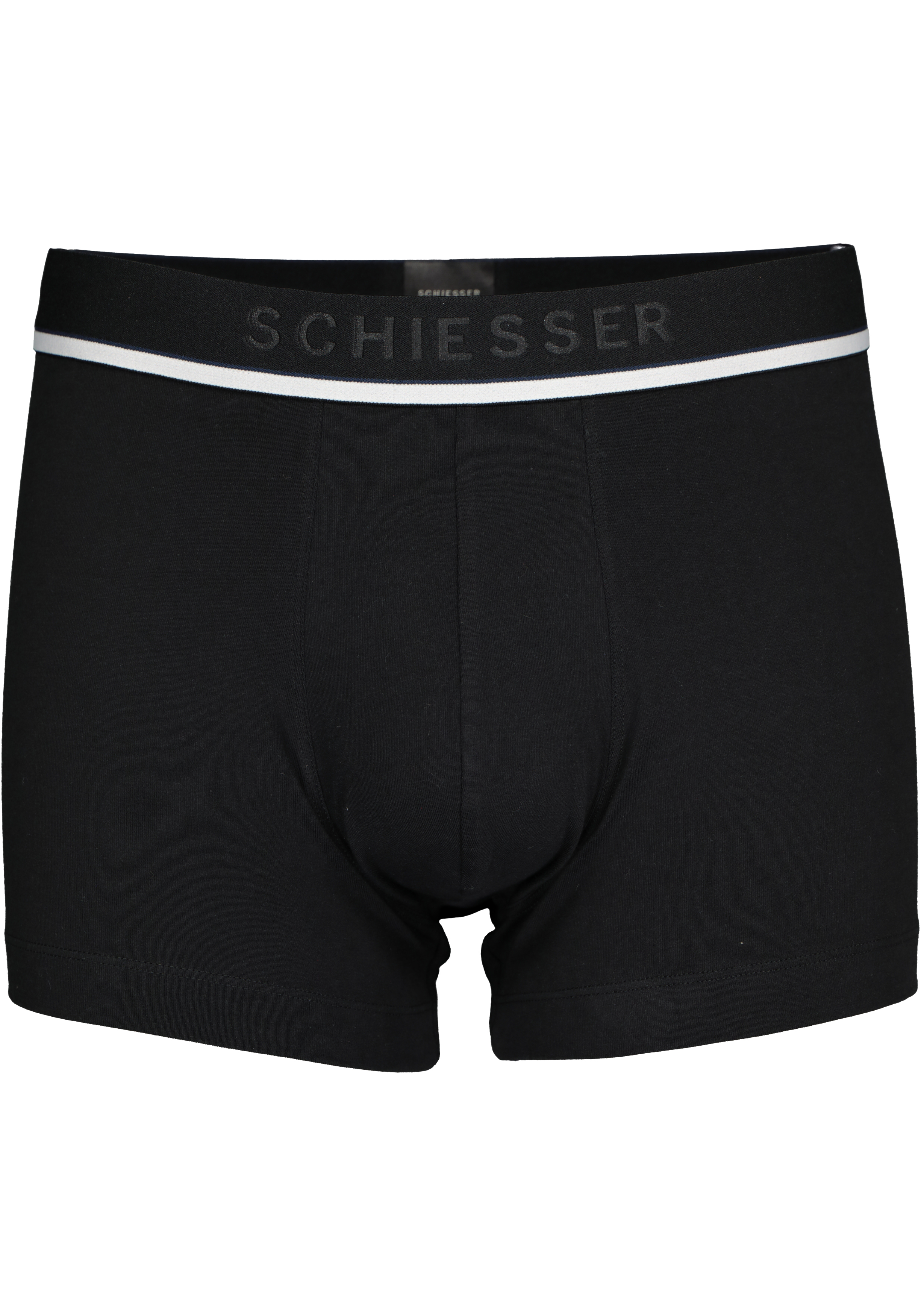 SCHIESSER 95/5 shorts (3-pack), zwart, zwart en grijs