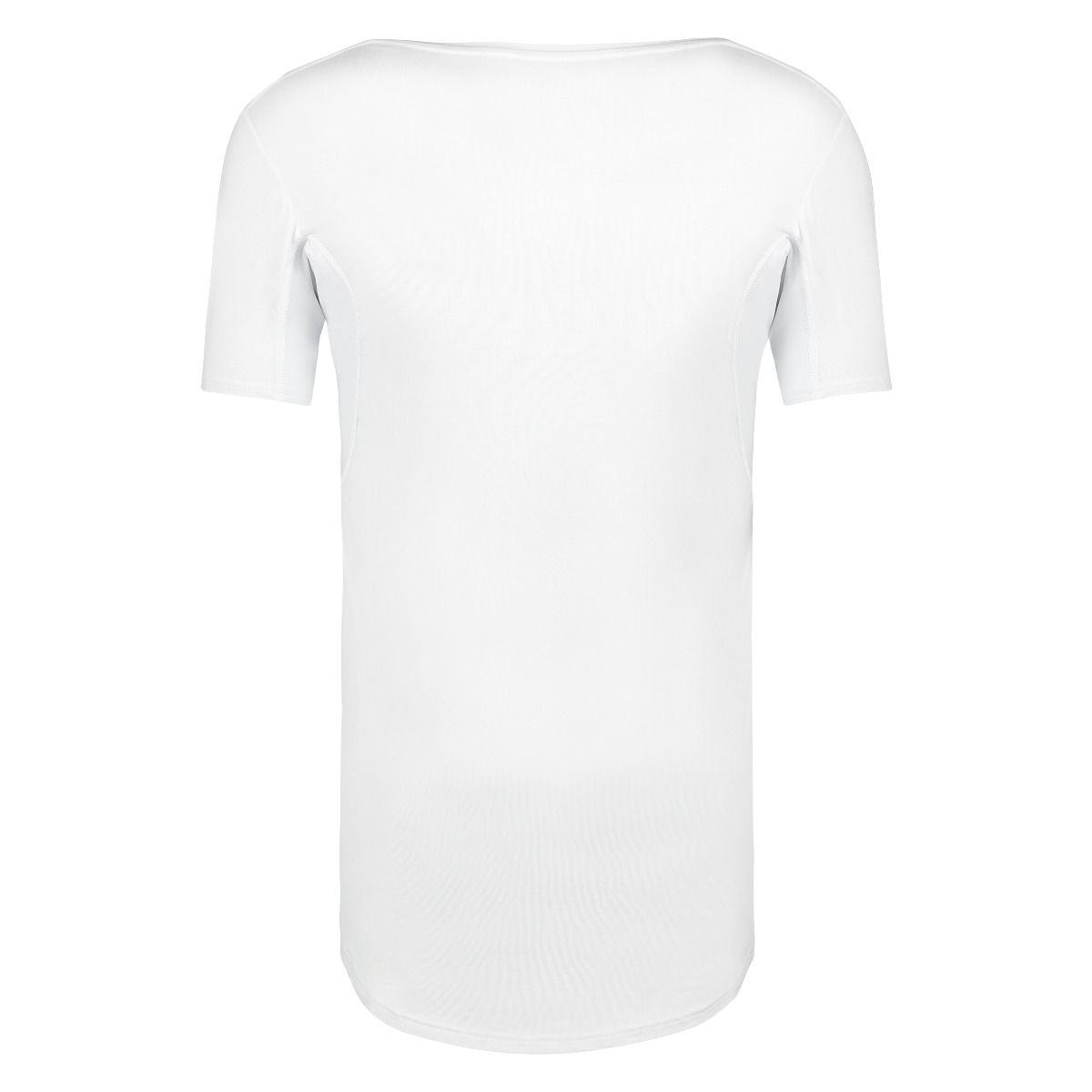 RJ Bodywear Sweatproof T-shirt (1-pack), heren T-shirt met anti zweet oksels, diepe V-hals, wit