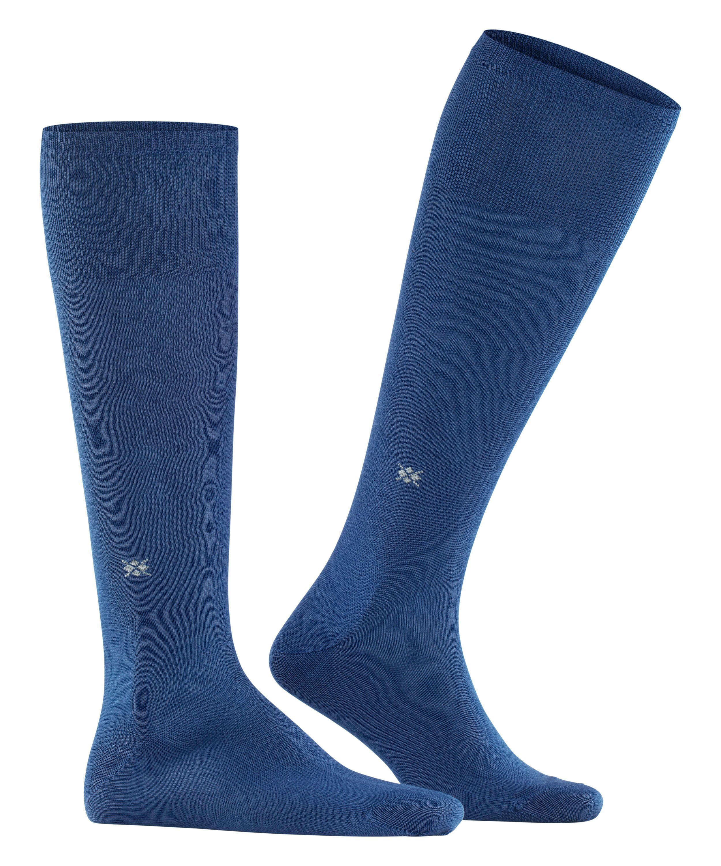 Burlington Dublin heren kniekousen, blauw (night blue)