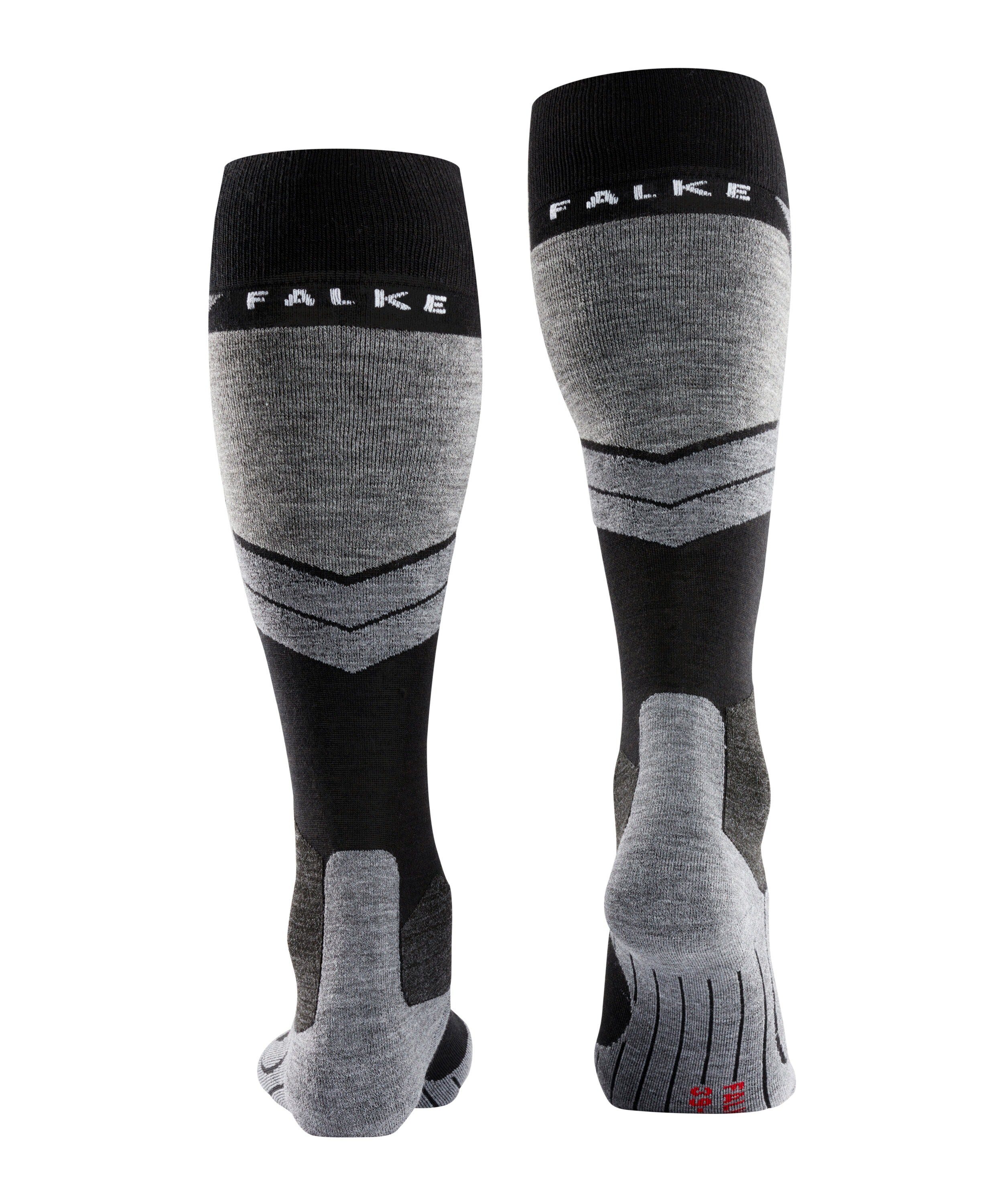 FALKE SK4 Advanced heren skiing kniekousen, zwart (black-mix)