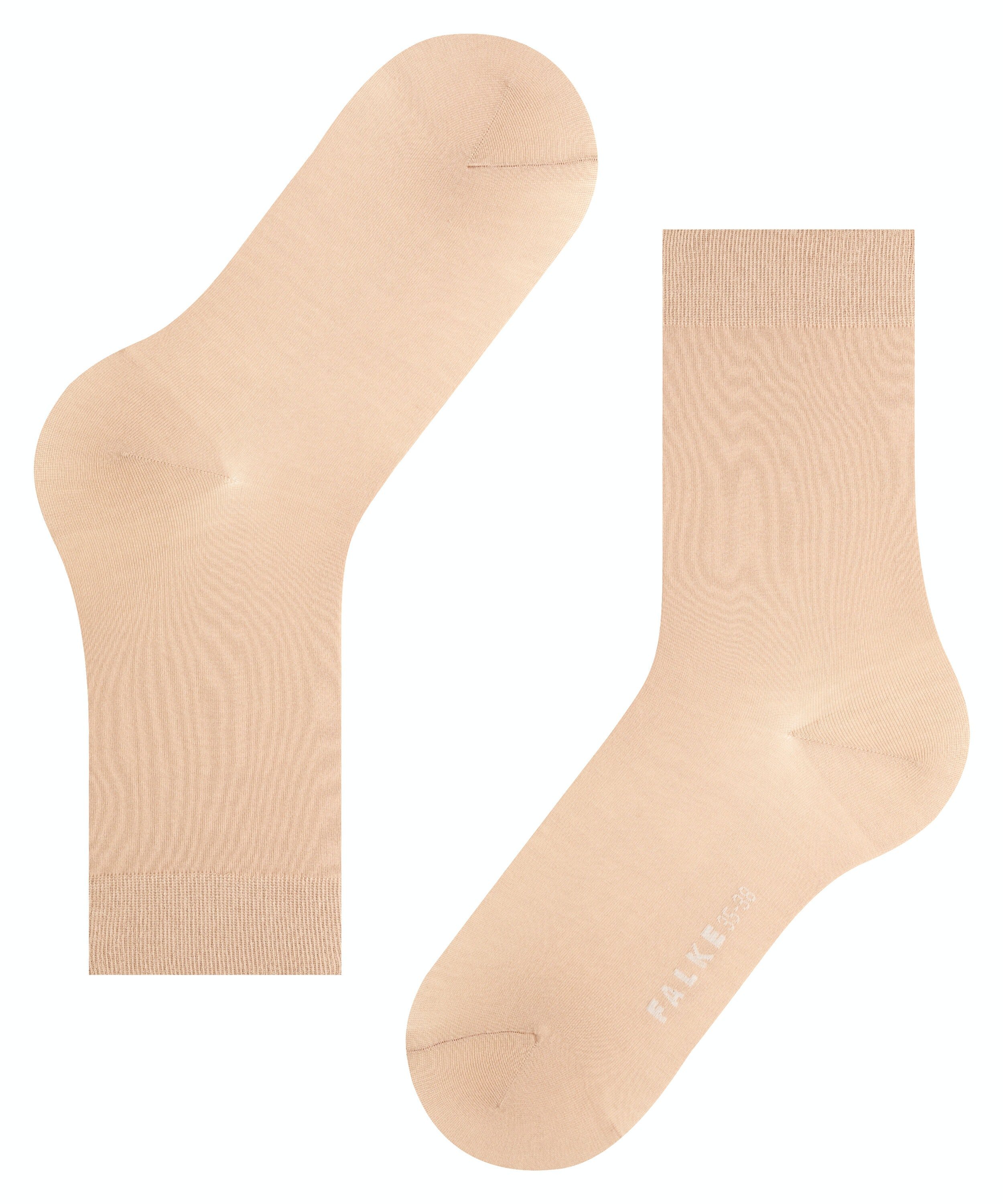 FALKE Cotton Touch damessokken, beige (ginger)