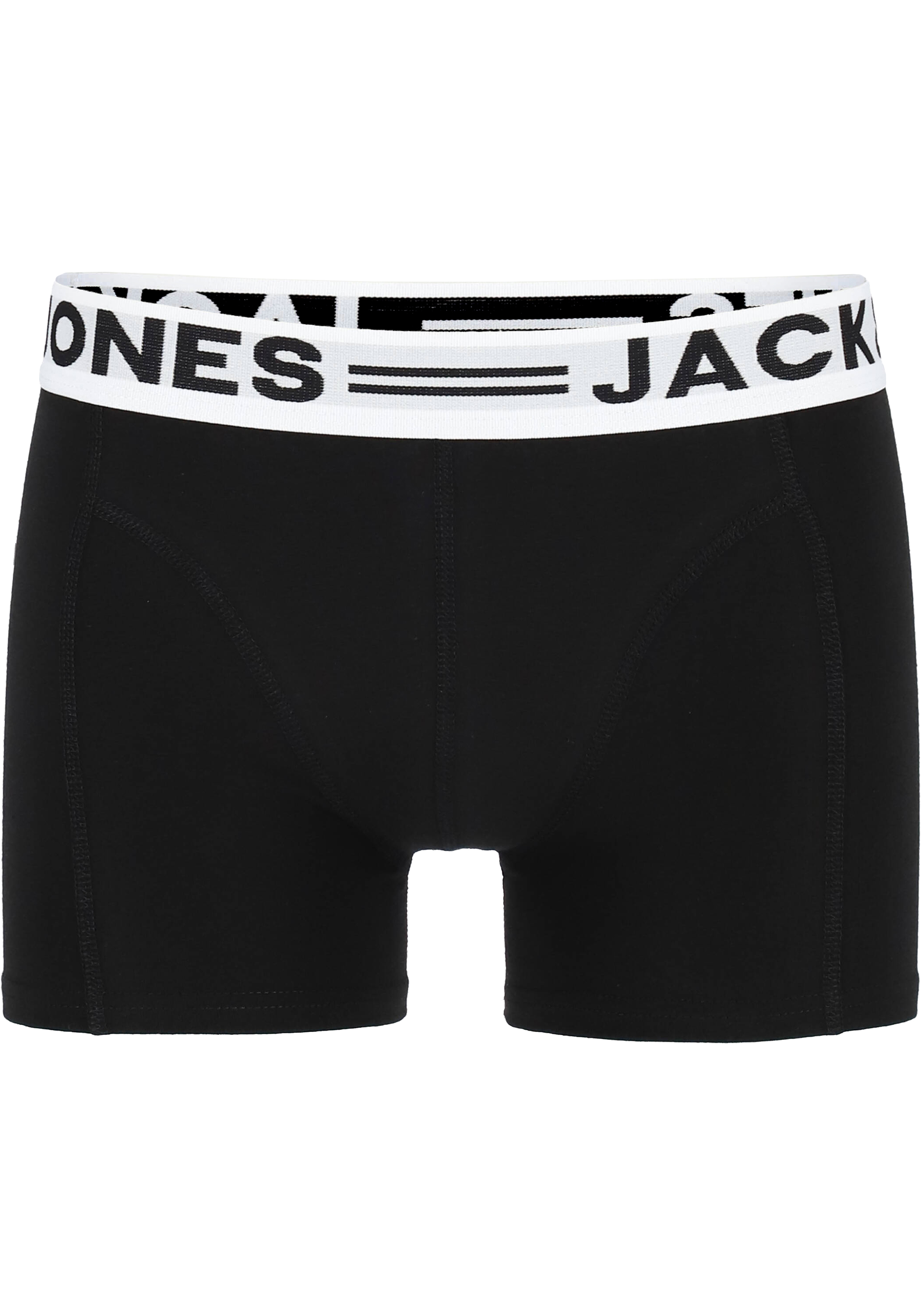 Jack & Jones heren boxers Sense trunks (3-pack), zwart - wit - grijs