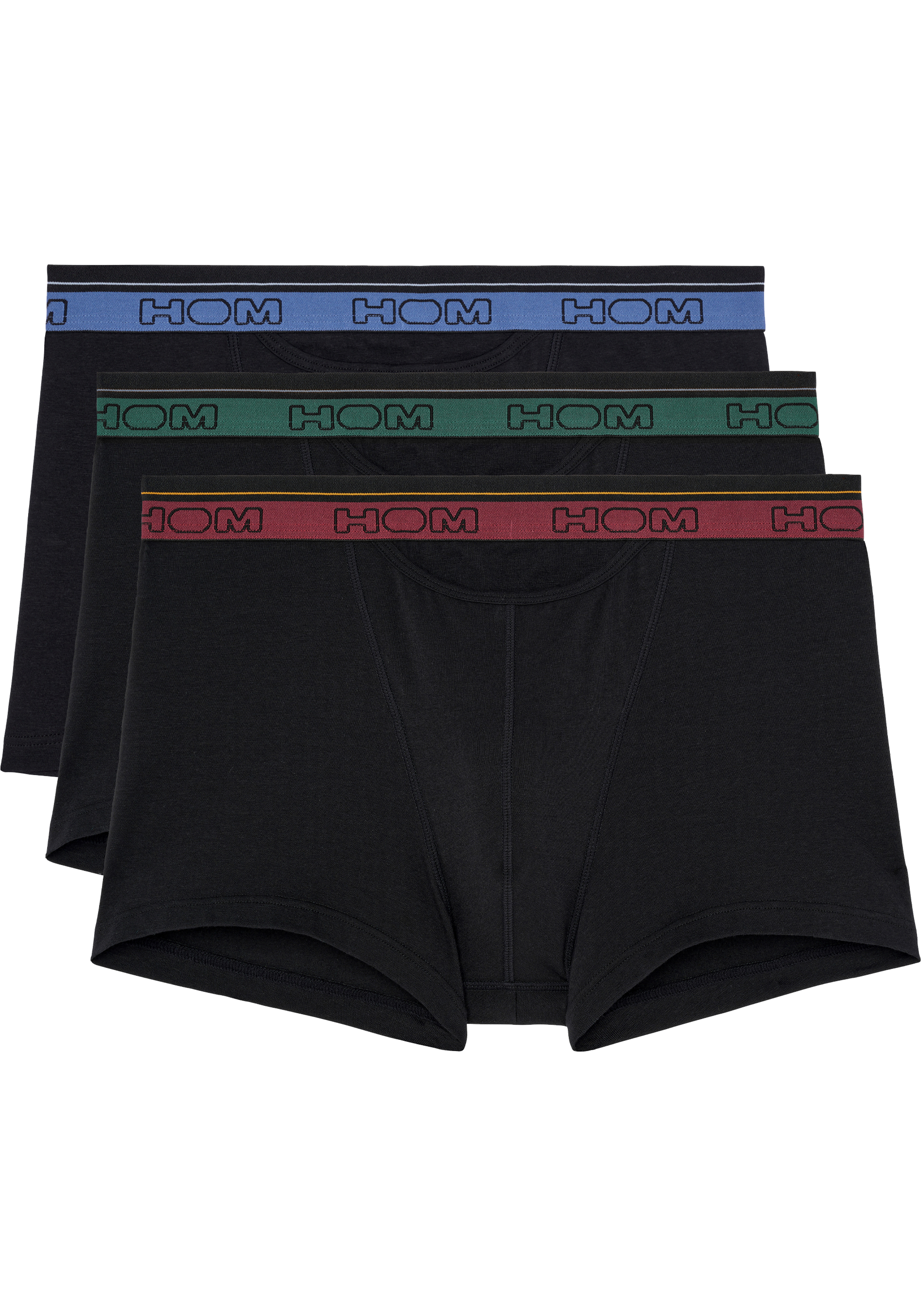 HOM Tiago #2 boxer briefs ho1 (3-pack), heren boxer, zwart