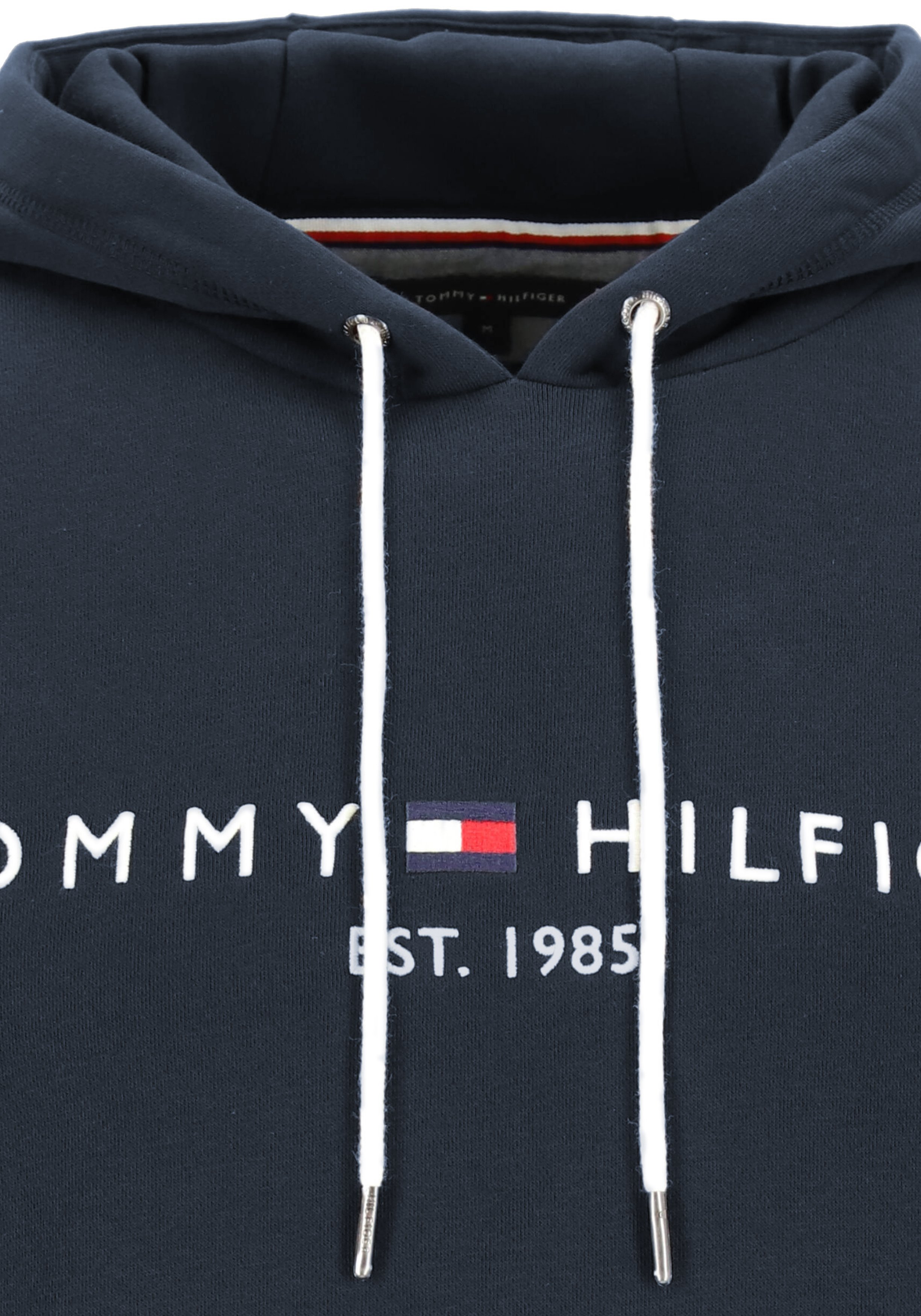 Tommy Hilfiger Core Tommy logo hoody, regular fit heren sweathoodie, donkerblauw