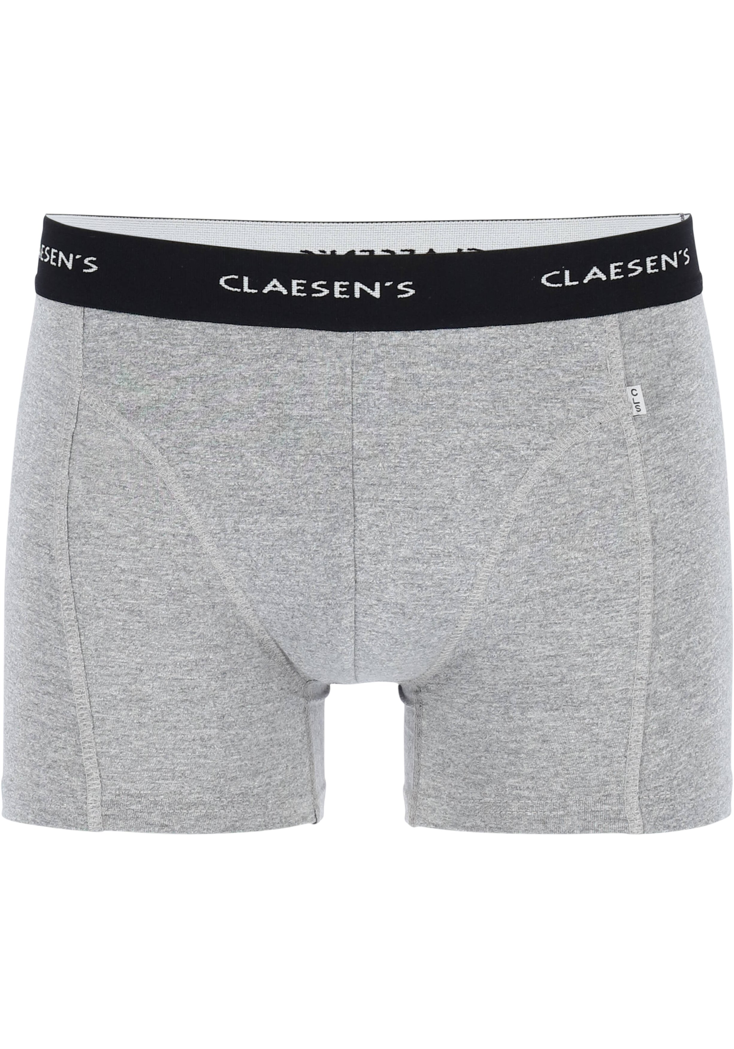 Claesen's Basics boxers (3-pack), heren boxers lang, zwart, grijs en blauw