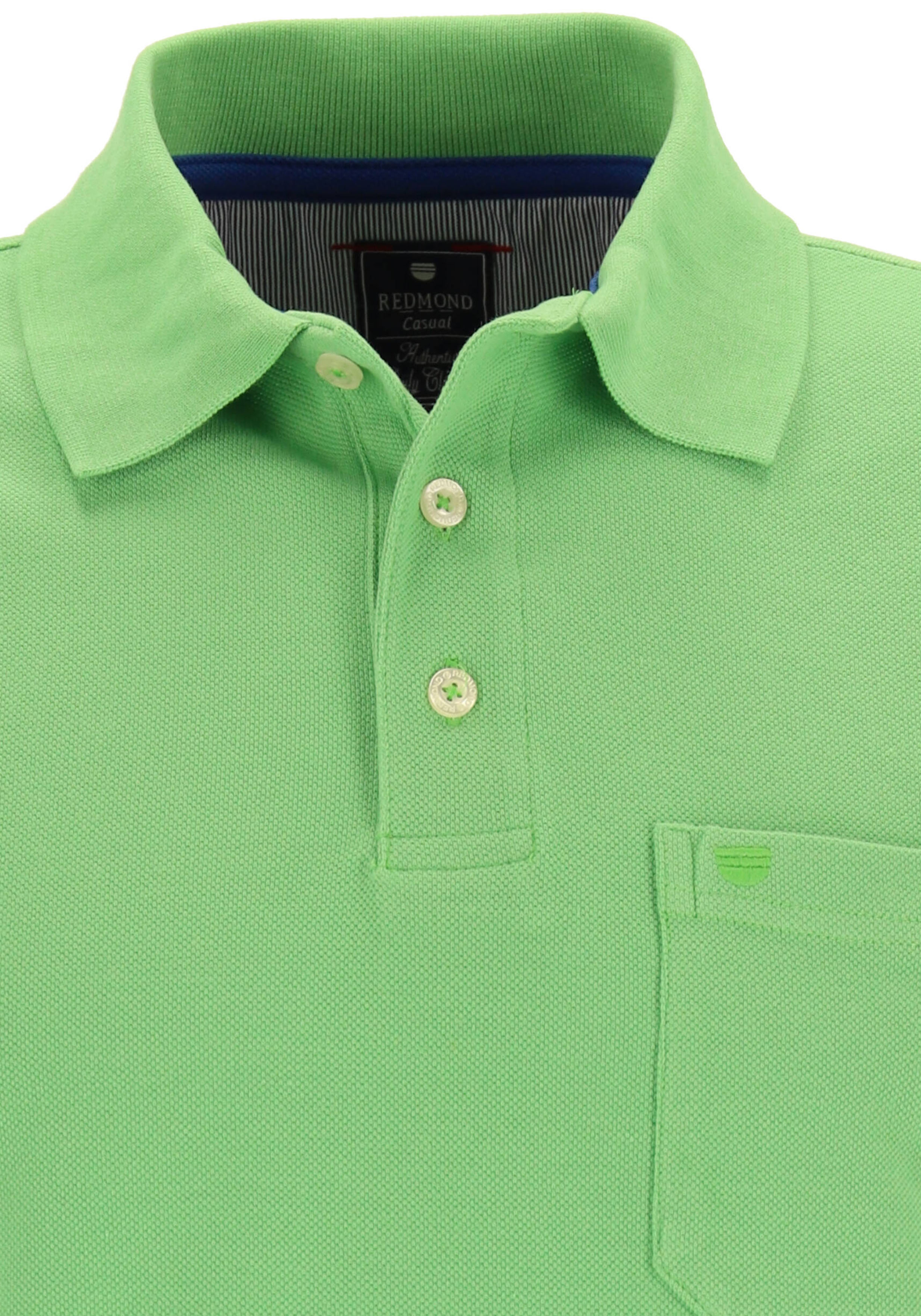 Redmond regular fit poloshirt, appel groen