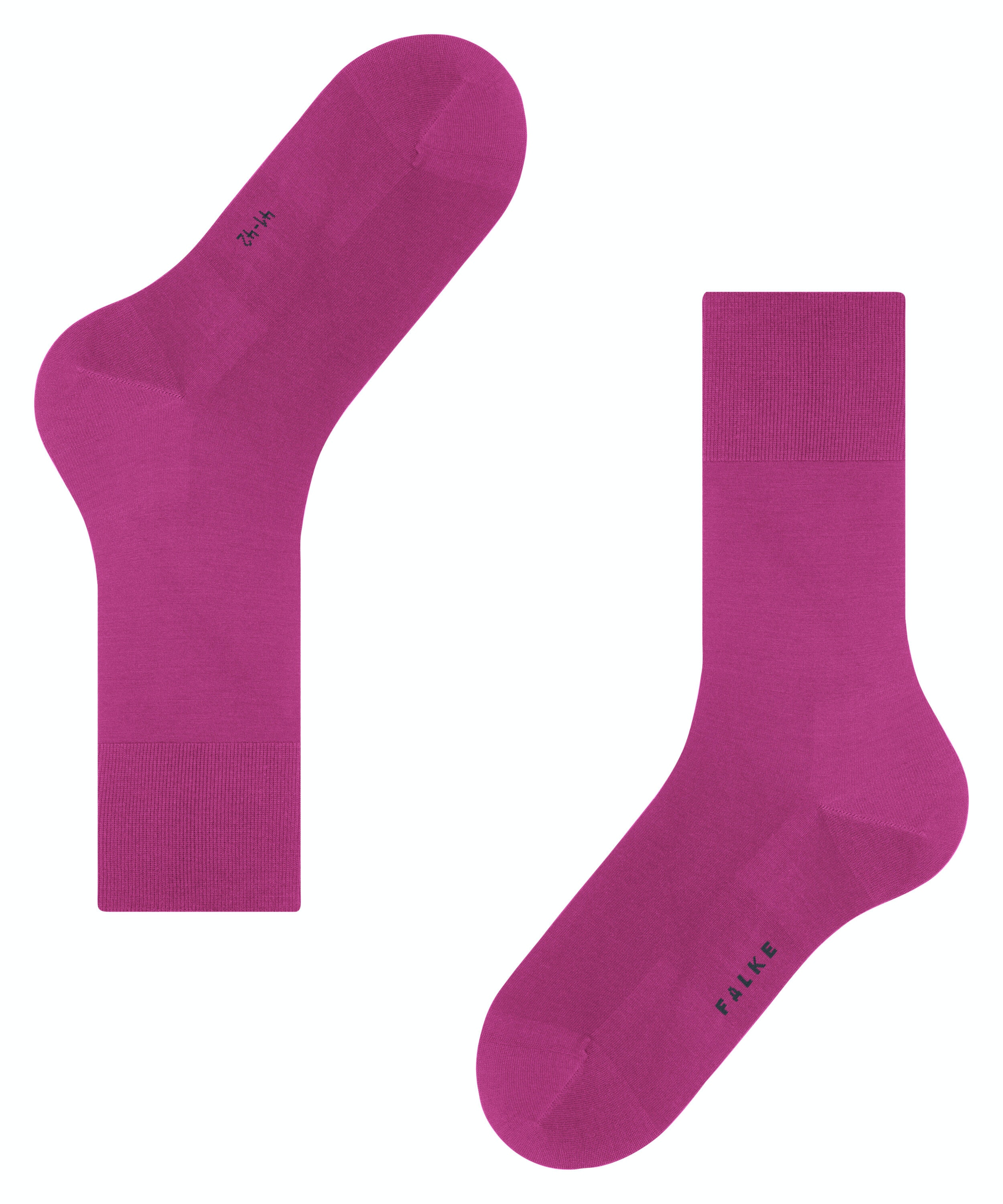 FALKE ClimaWool herensokken, roze (berry)