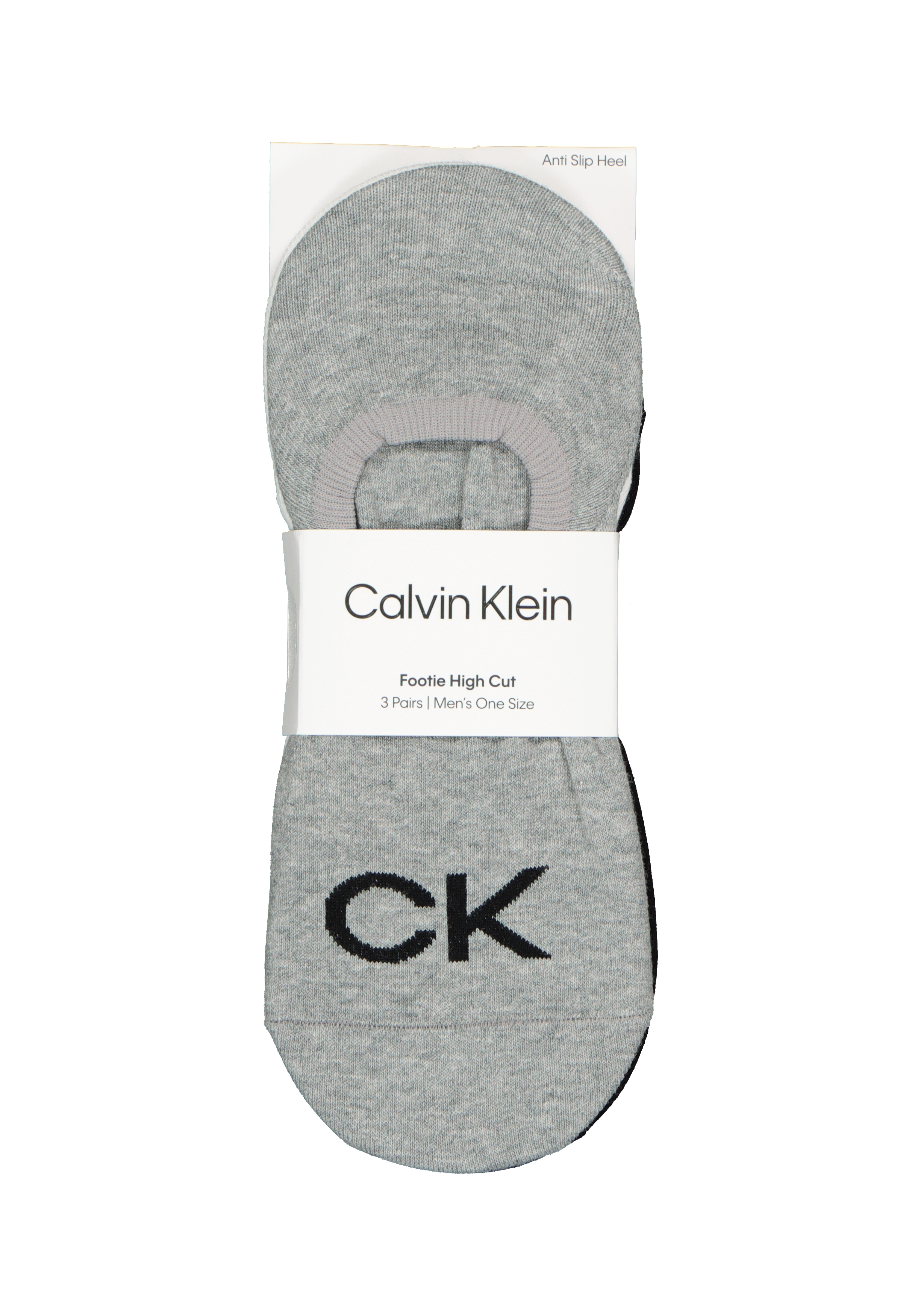 Calvin Klein herensokken Albert (3-pack), onzichtbare sokken, grijs, wit en zwart