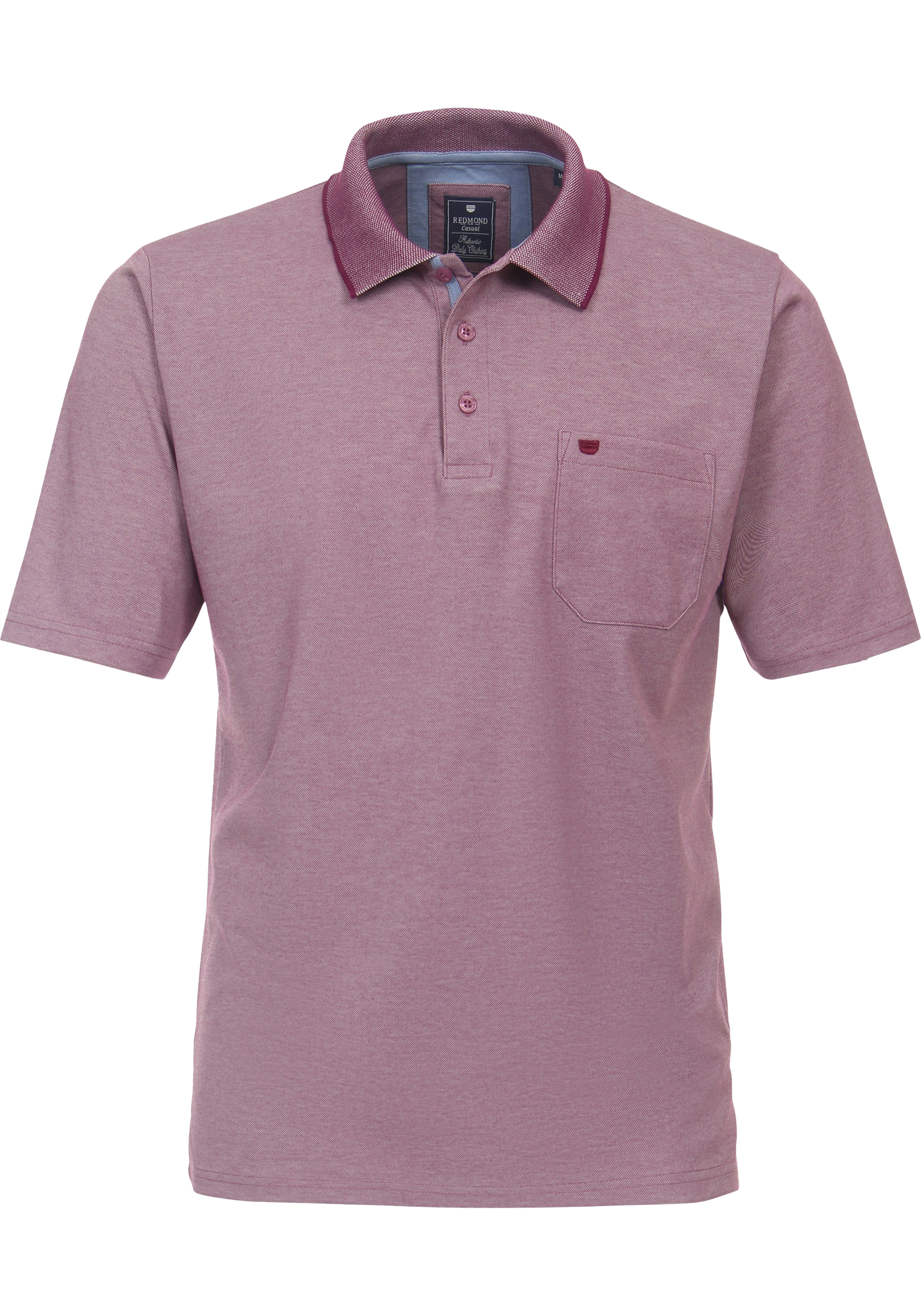 Redmond regular fit heren polo, jersey, paars