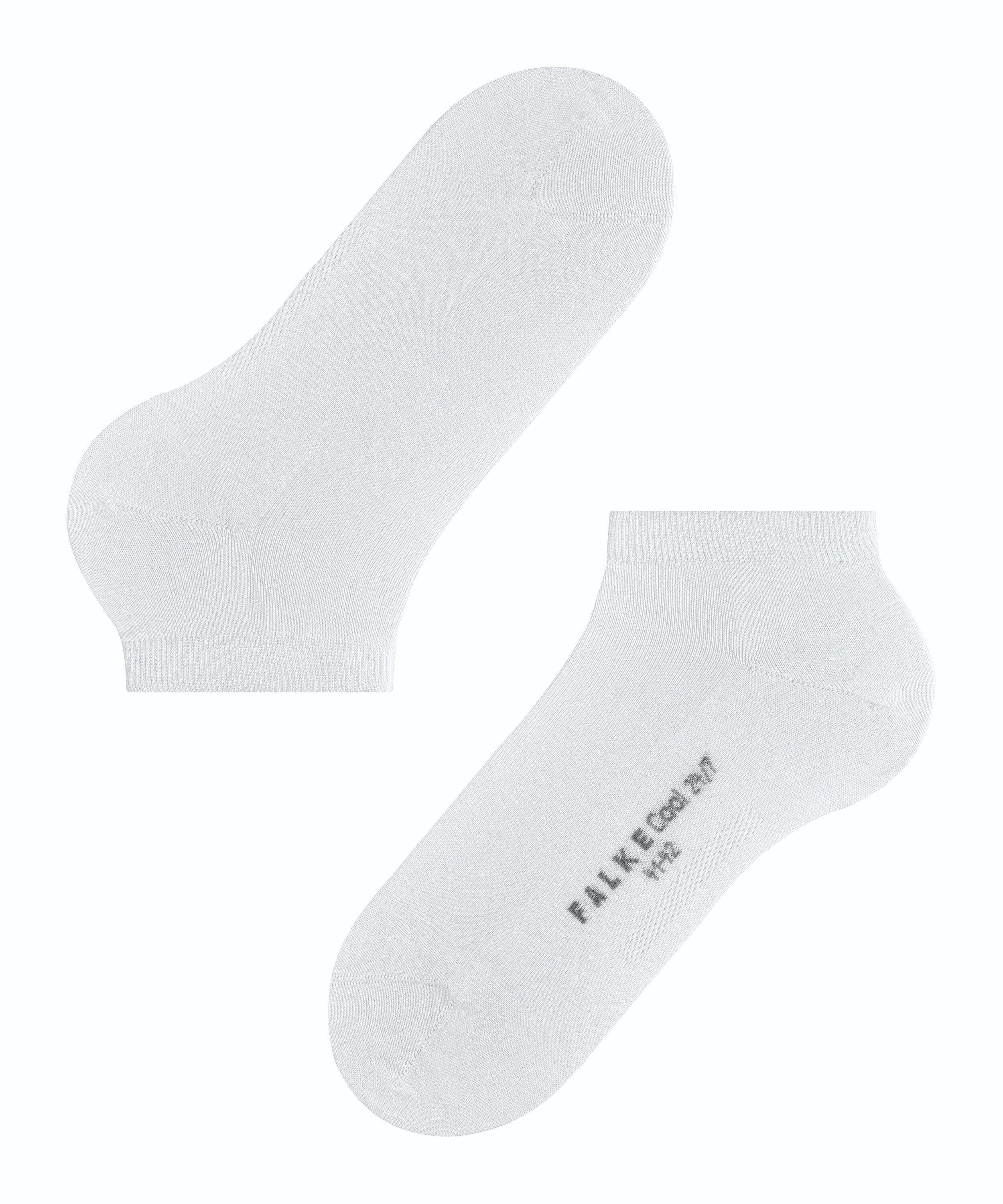 FALKE Cool 24/7 heren enkelsokken, wit (white)