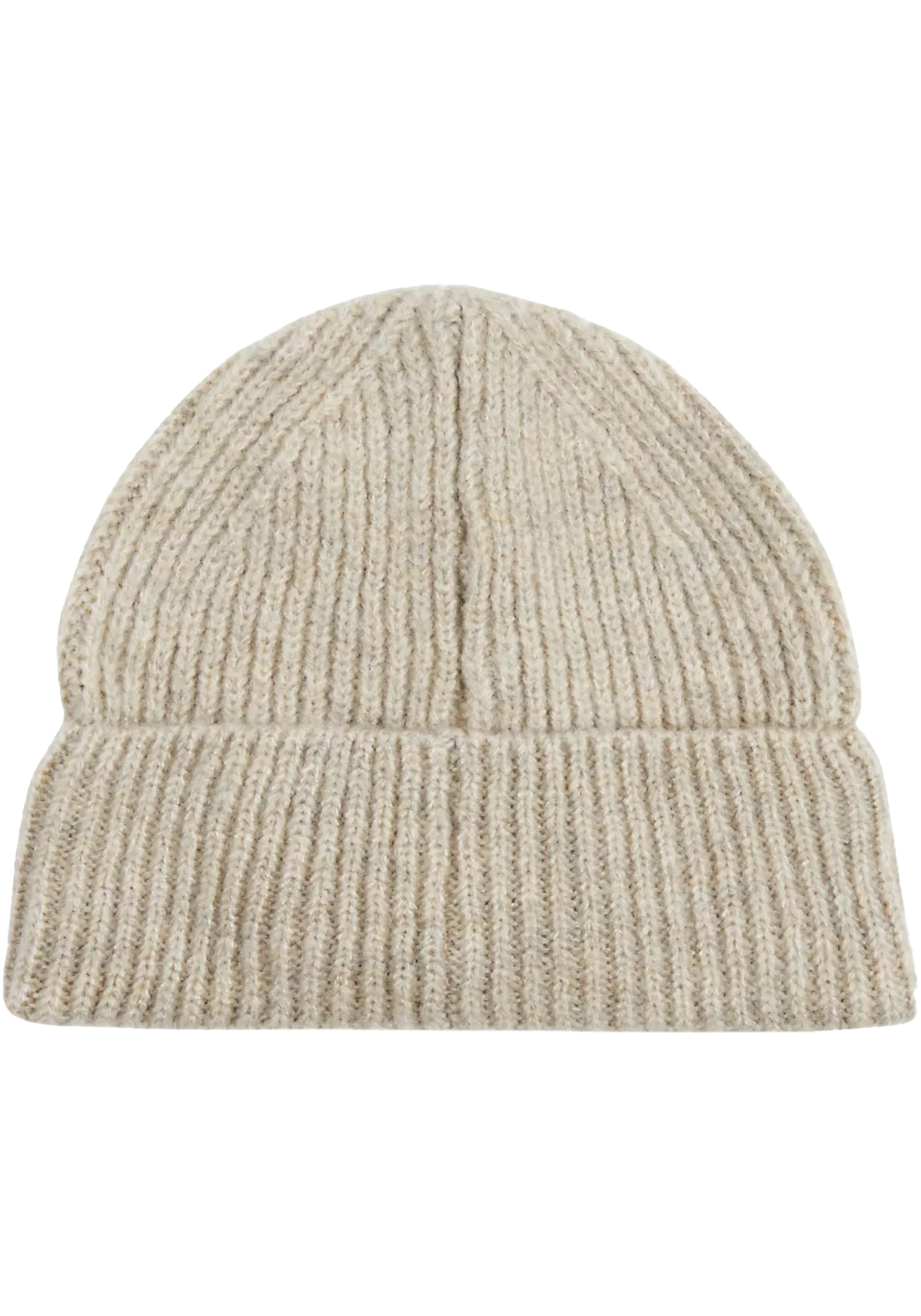 Calvin Klein muts, rubberized beanie, licht grijsbeige