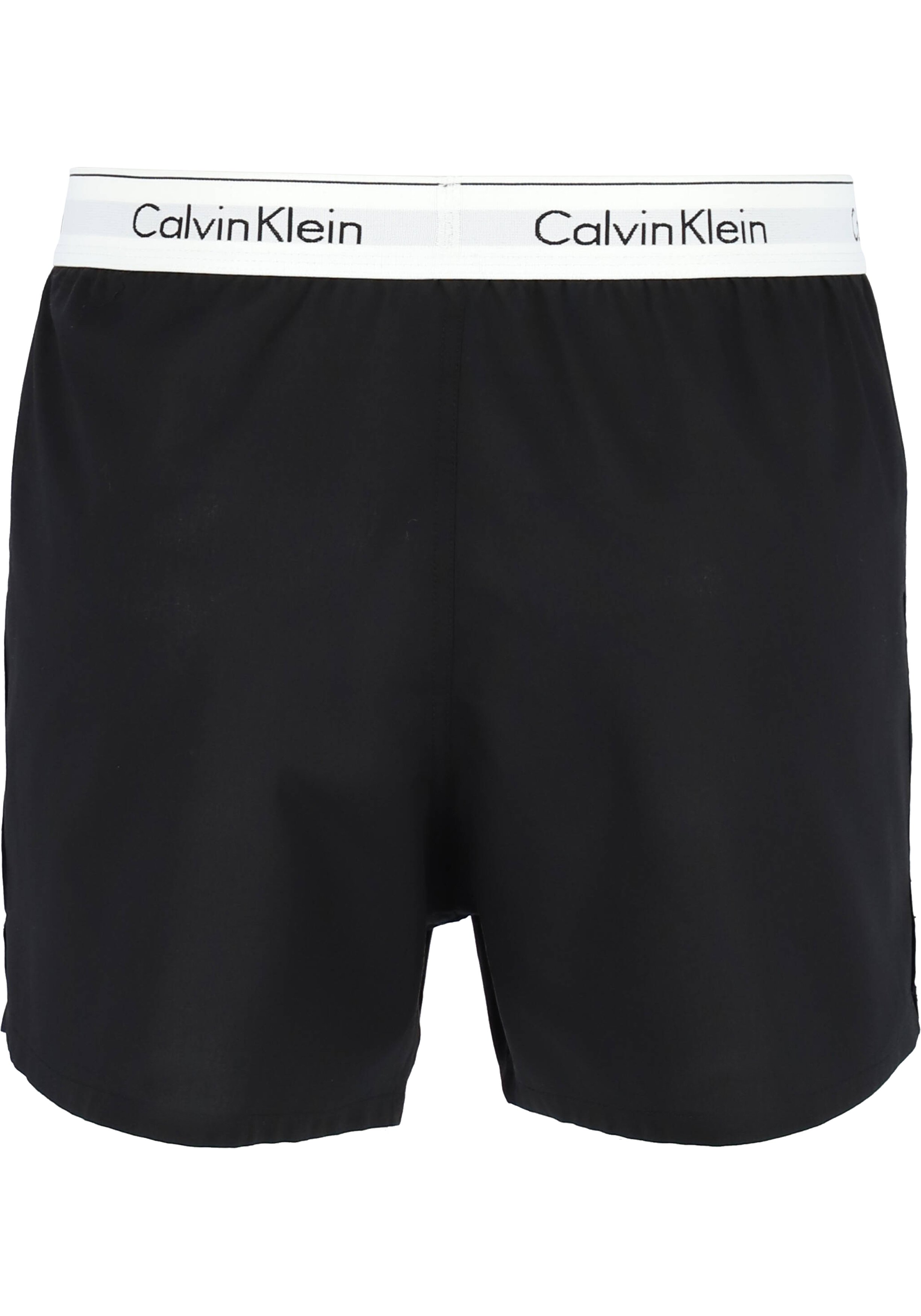 Calvin Klein Modern Cotton Slim Fit Boxer (2-pack), wijde boxers katoen, zwart