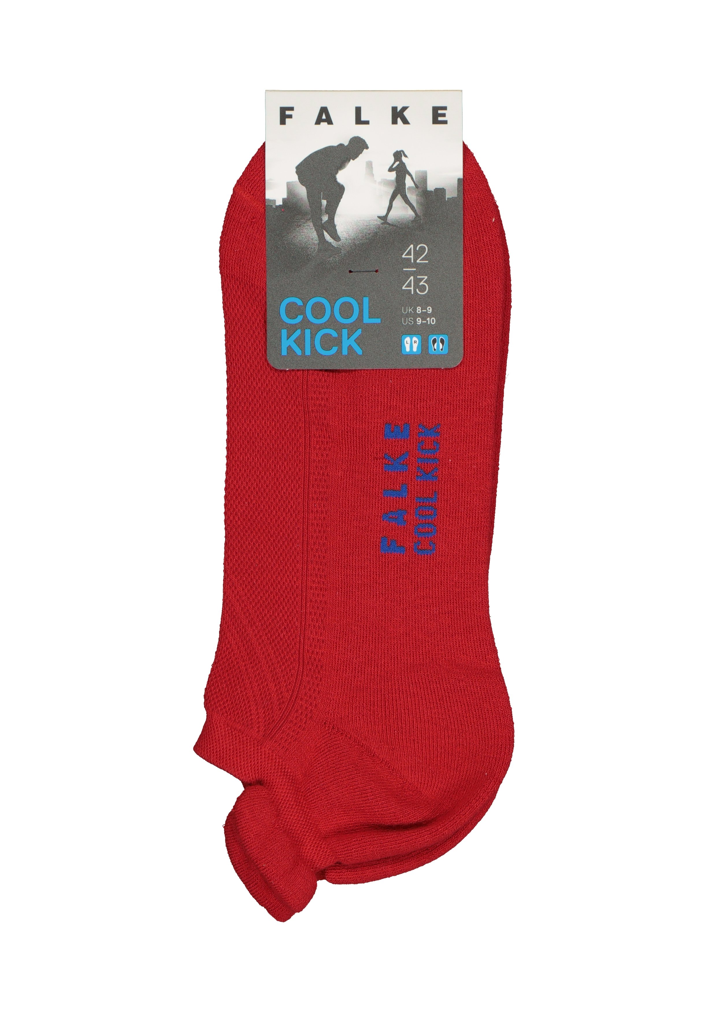 FALKE Cool Kick unisex enkelsokken, rood (fire)