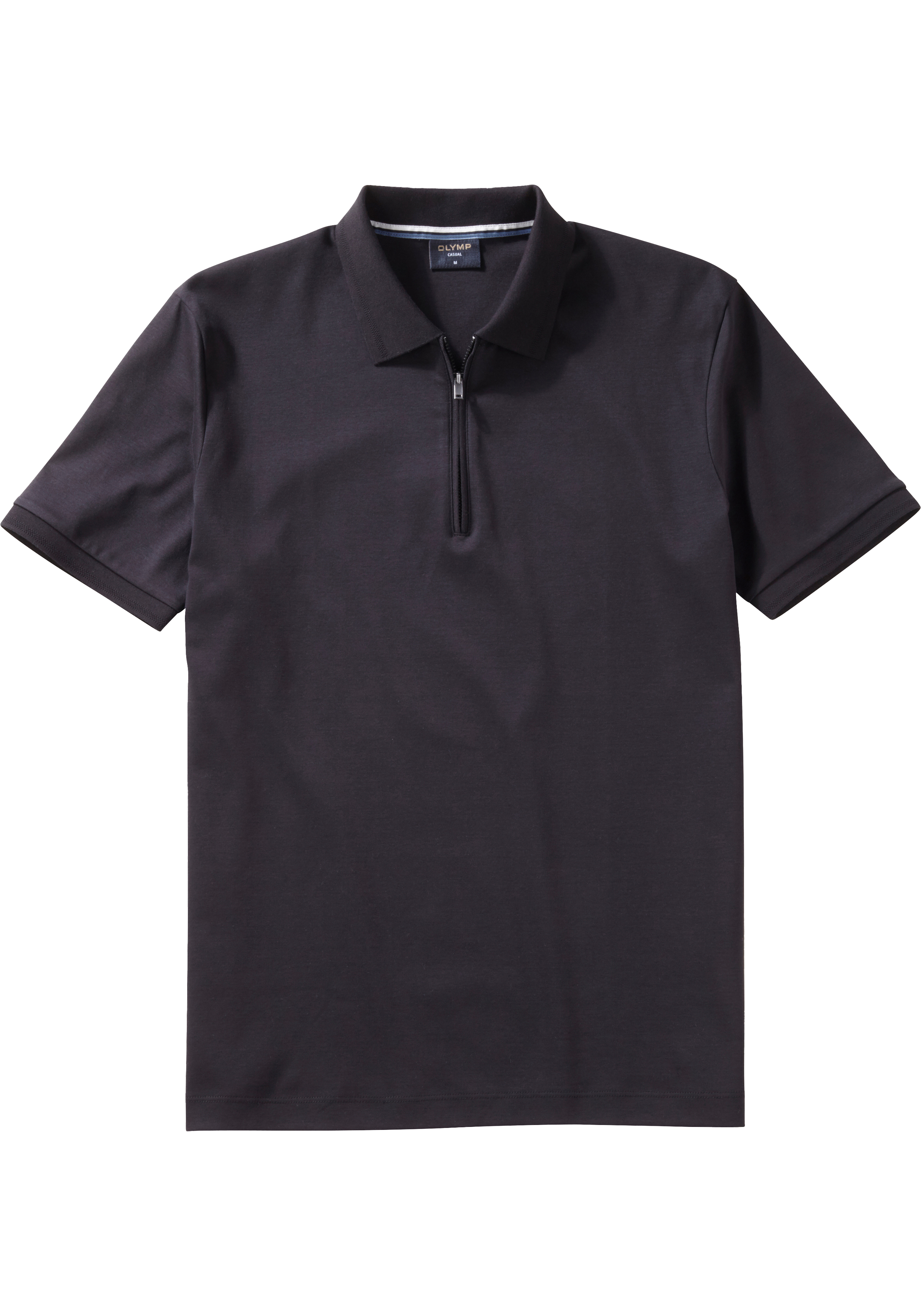 OLYMP Polo Casual, modern fit polo, grijs