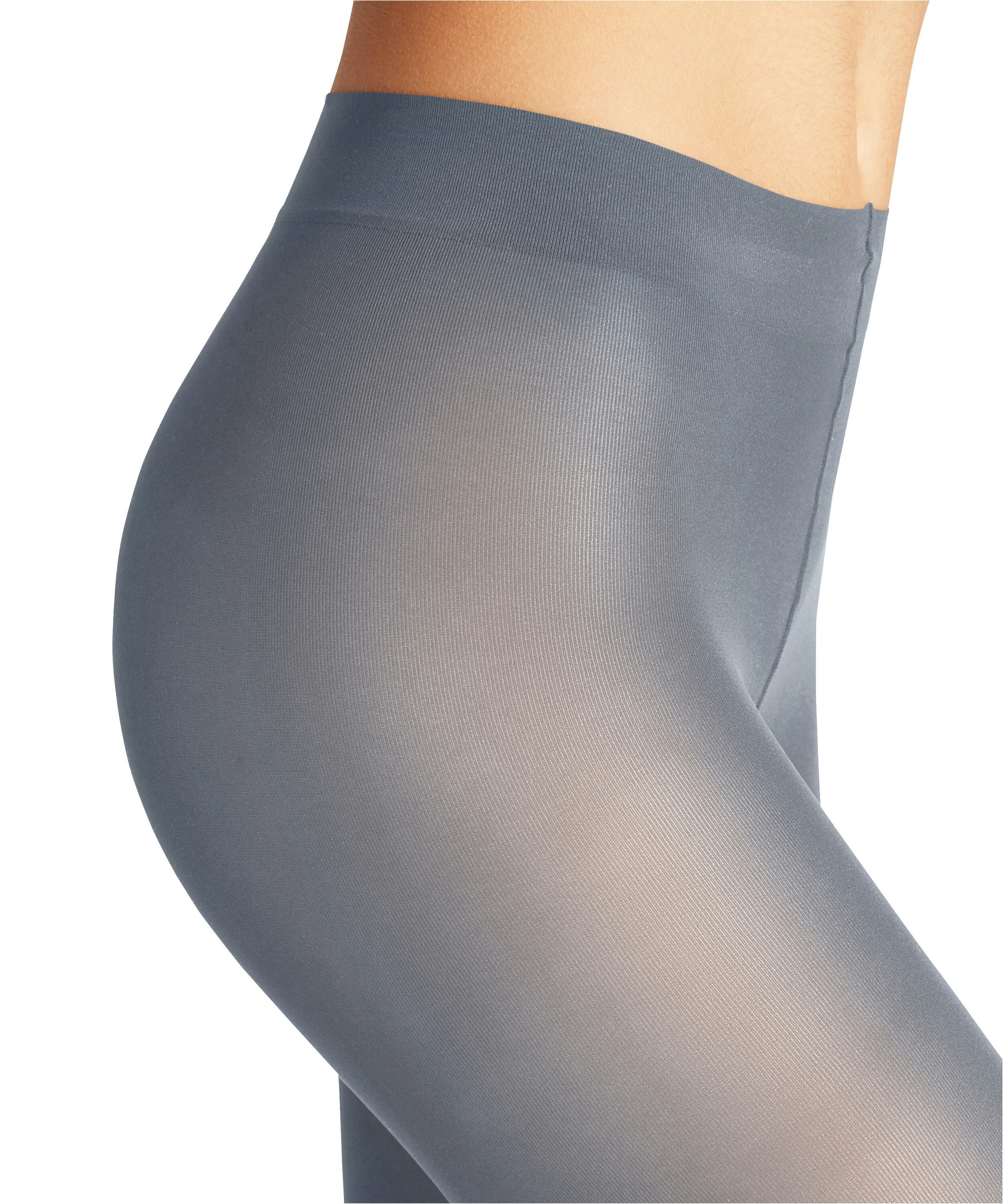 FALKE Pure Matt 50 DEN dames Capri, grijs (pearl grey)