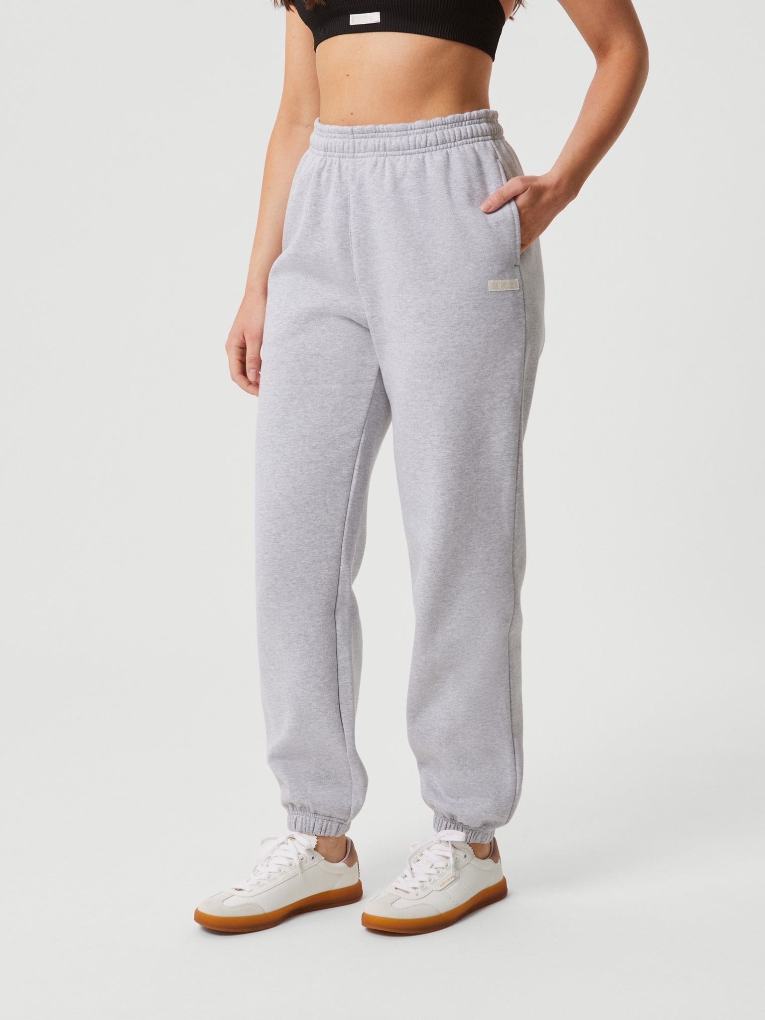 Bjorn Borg dames Studio Oversized Pants, dames joggingbroek, grijs