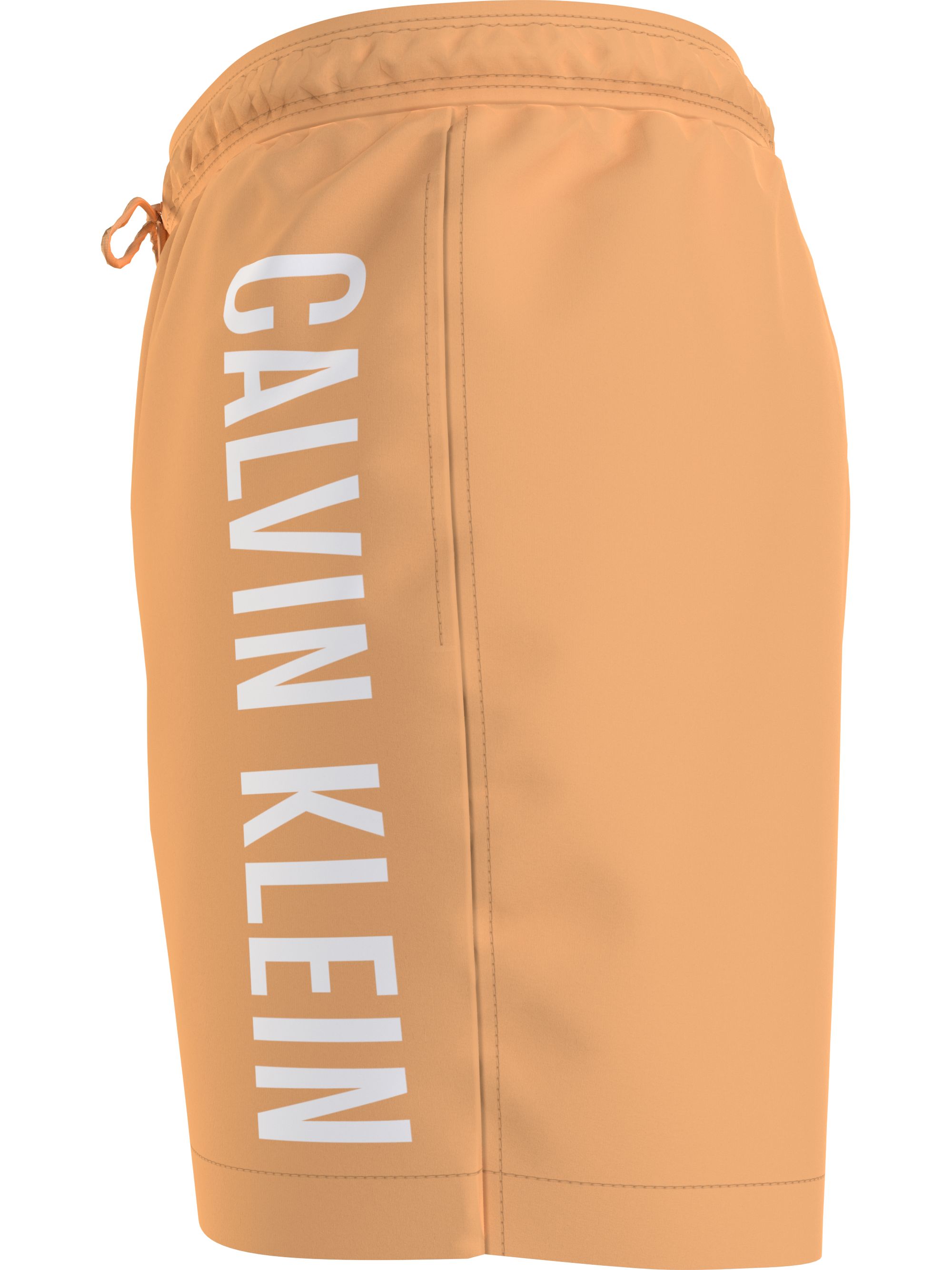 Calvin Klein Medium Drawstring swimshort, heren zwembroek, licht oranje