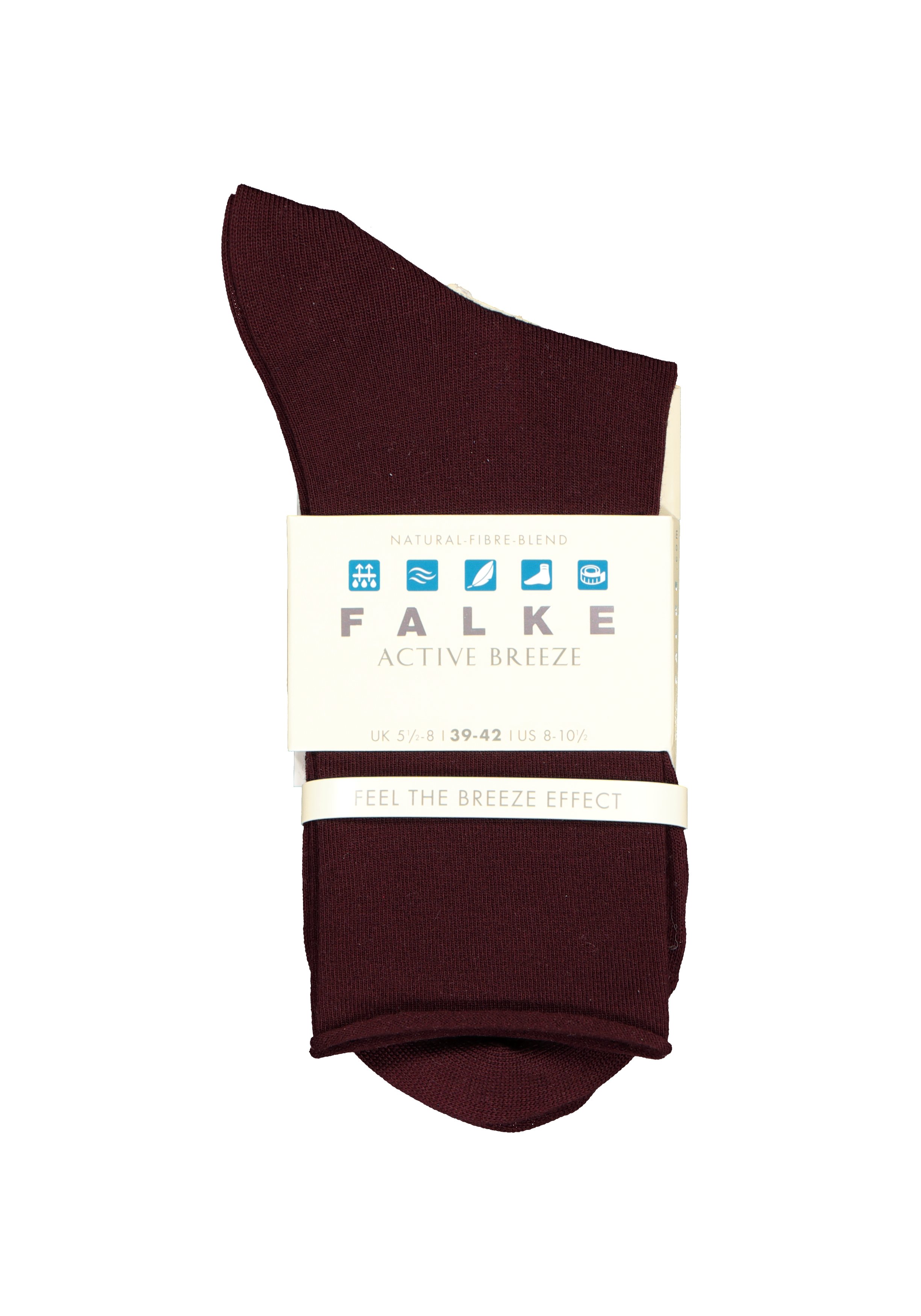 FALKE Active Breeze damessokken, lyocell, bordeaux rood (barolo)