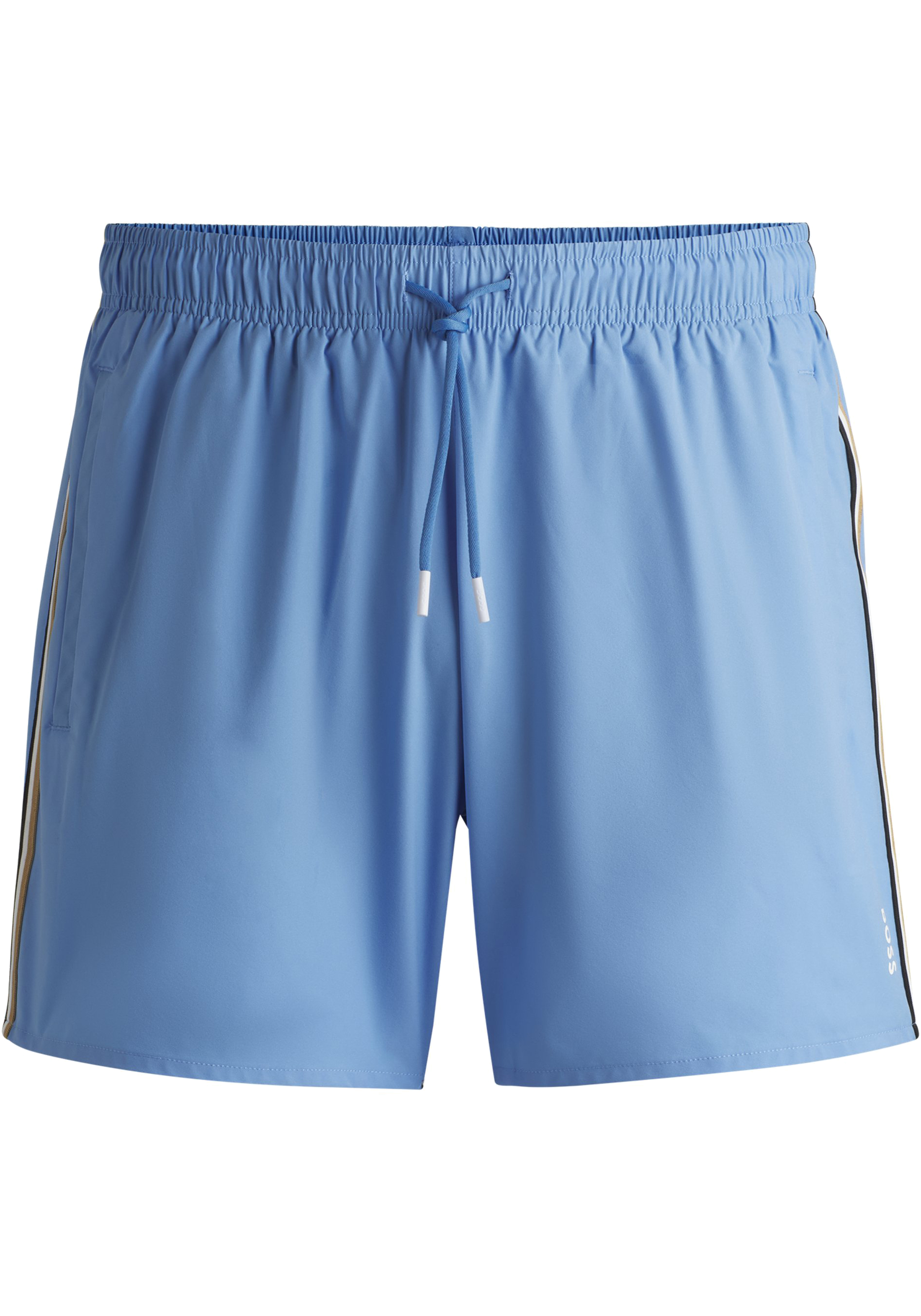 HUGO BOSS Iconic swim shorts, heren zwembroek, kobalt blauw