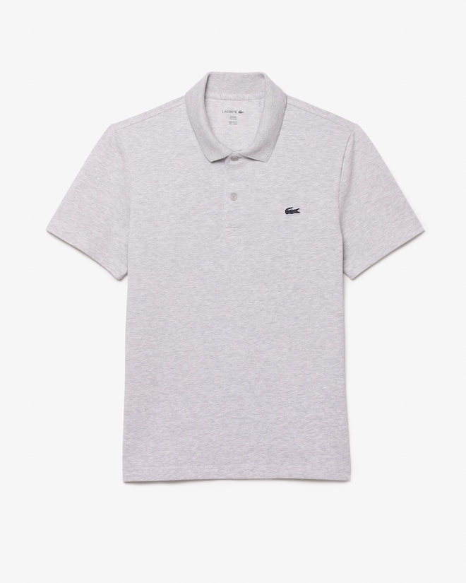 Lacoste Sport Polo Regular Fit stretch, lichtgrijs melange