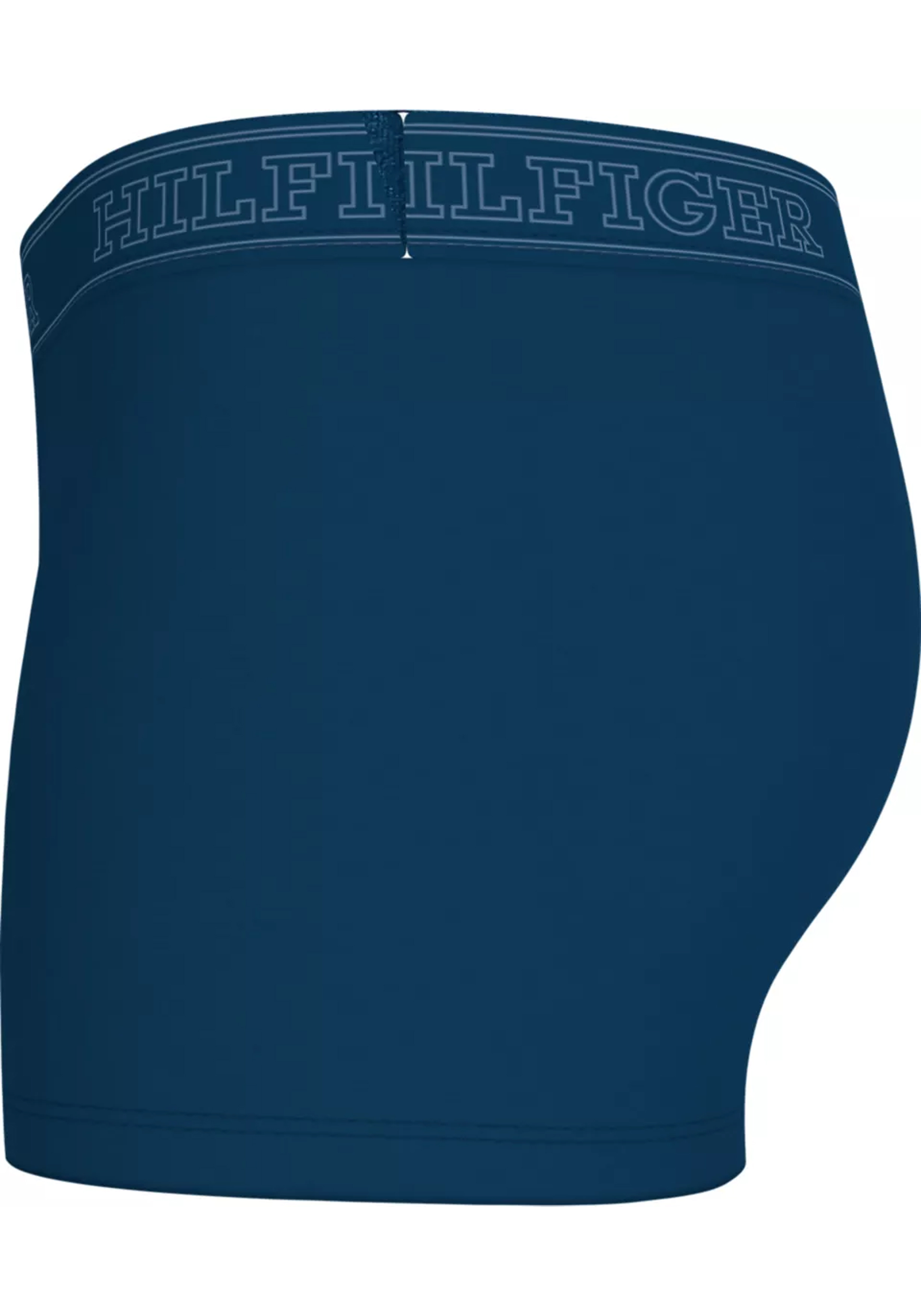 Tommy Hilfiger trunk (3-pack), heren boxers normale lengte, 3 tinten blauw