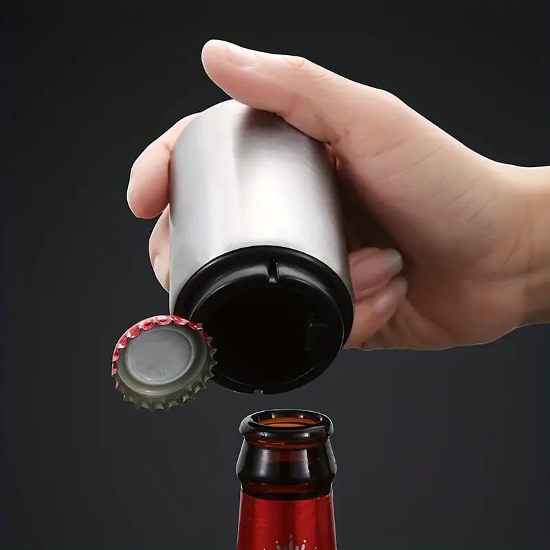 Bier cadeauset, automatische bierflesopener, Many Mornings bier sokken en waterflesclip