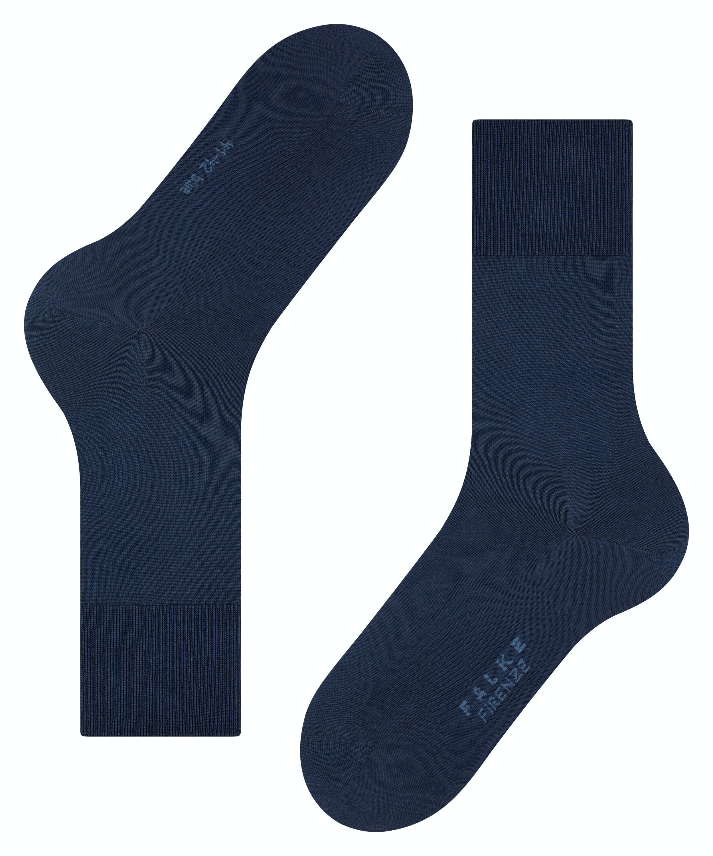 FALKE Firenze herensokken, donkerblauw (dark navy)