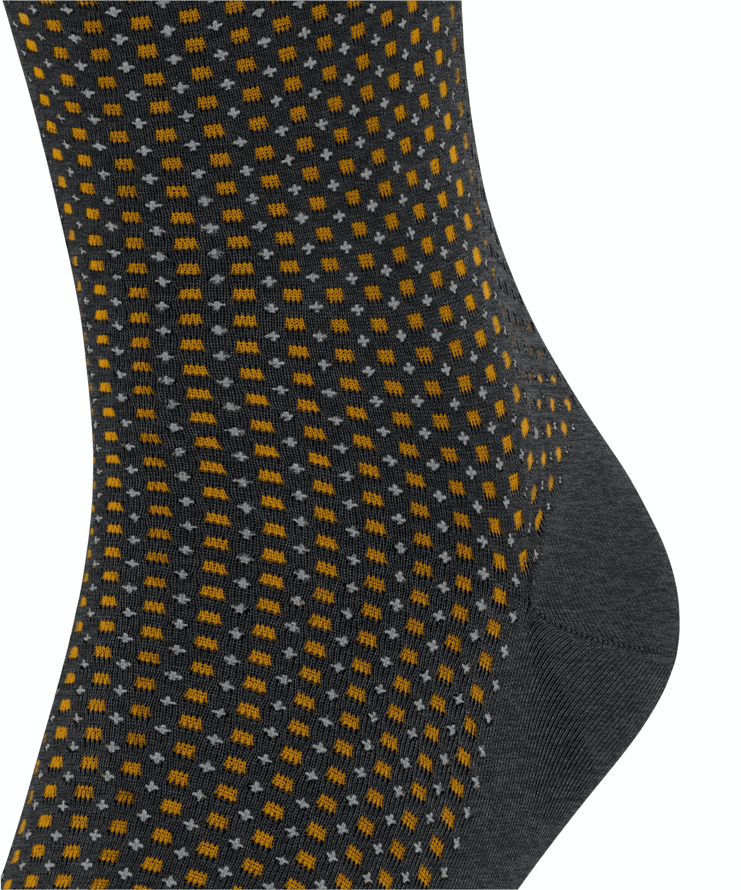 FALKE Uptown Tie herensokken, antraciet (anthracite mel.)