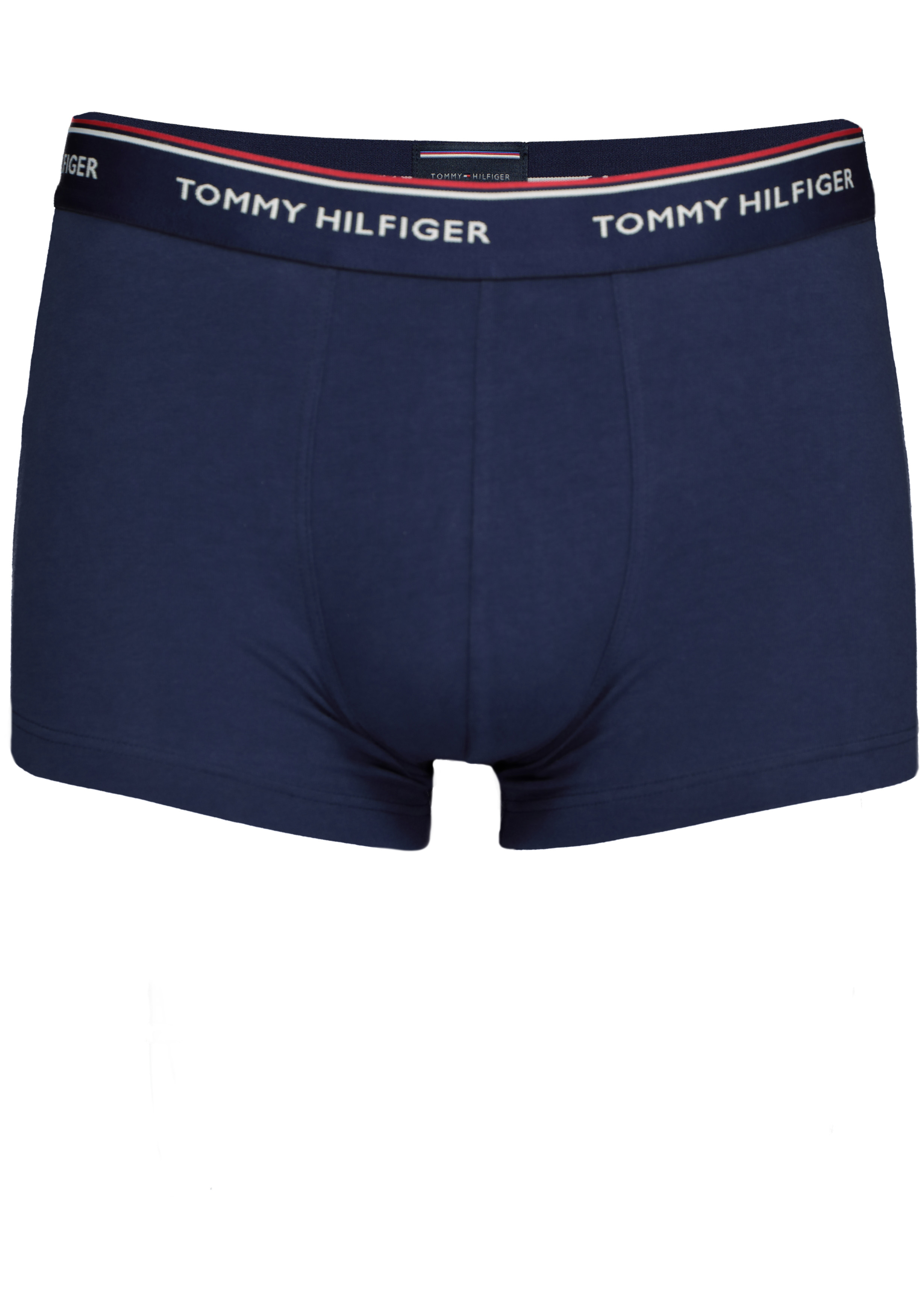 Tommy Hilfiger trunks (3-pack), heren boxers normale lengte, blauw