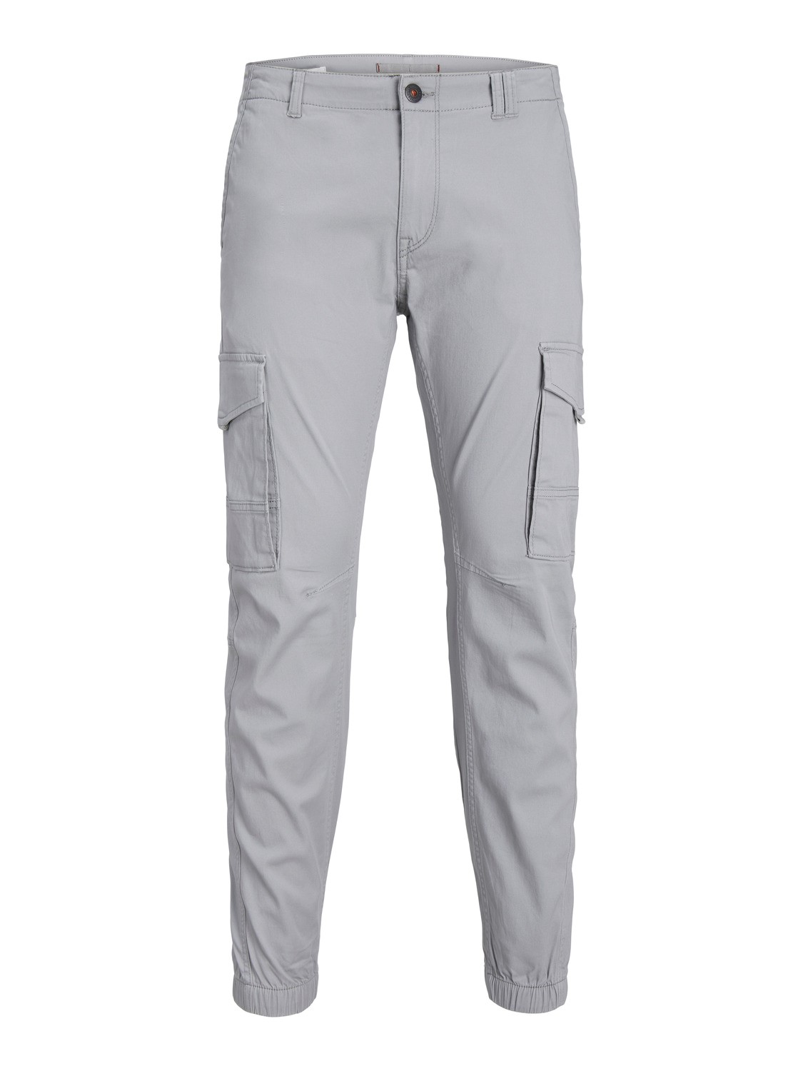 JACK & JONES Paul Lake Cargo loose fit, heren cargo broek, grijs