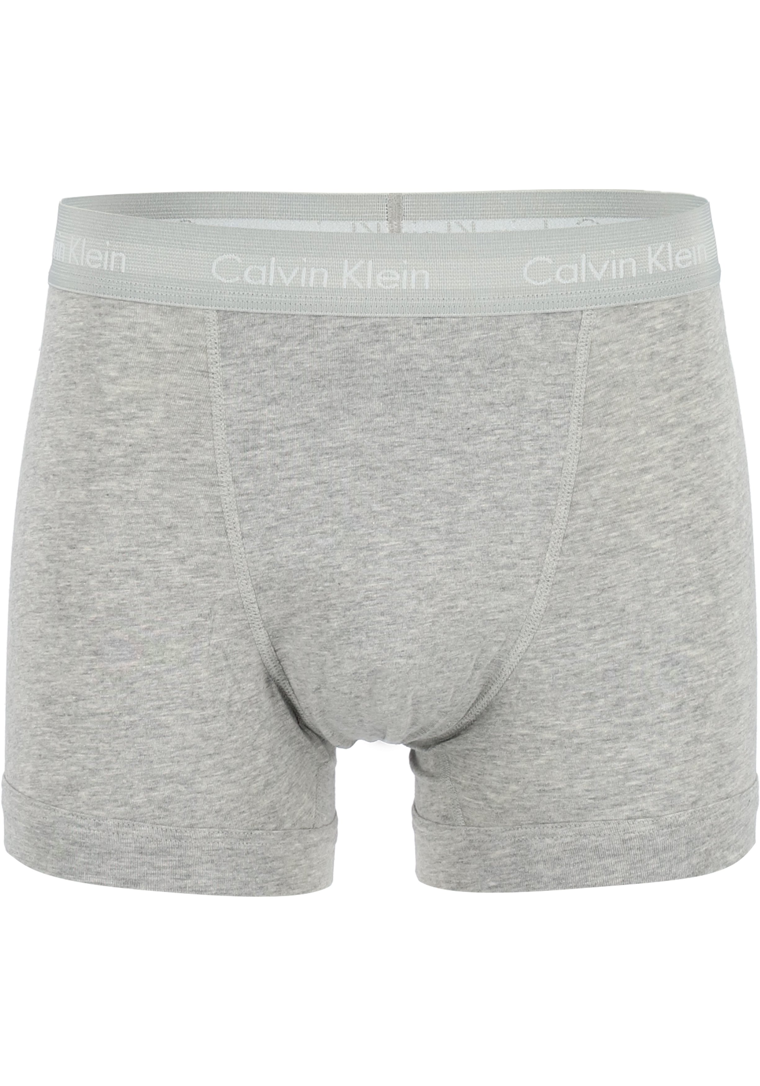 Calvin Klein Trunk (3-pack), heren boxers normale lengte, grijs