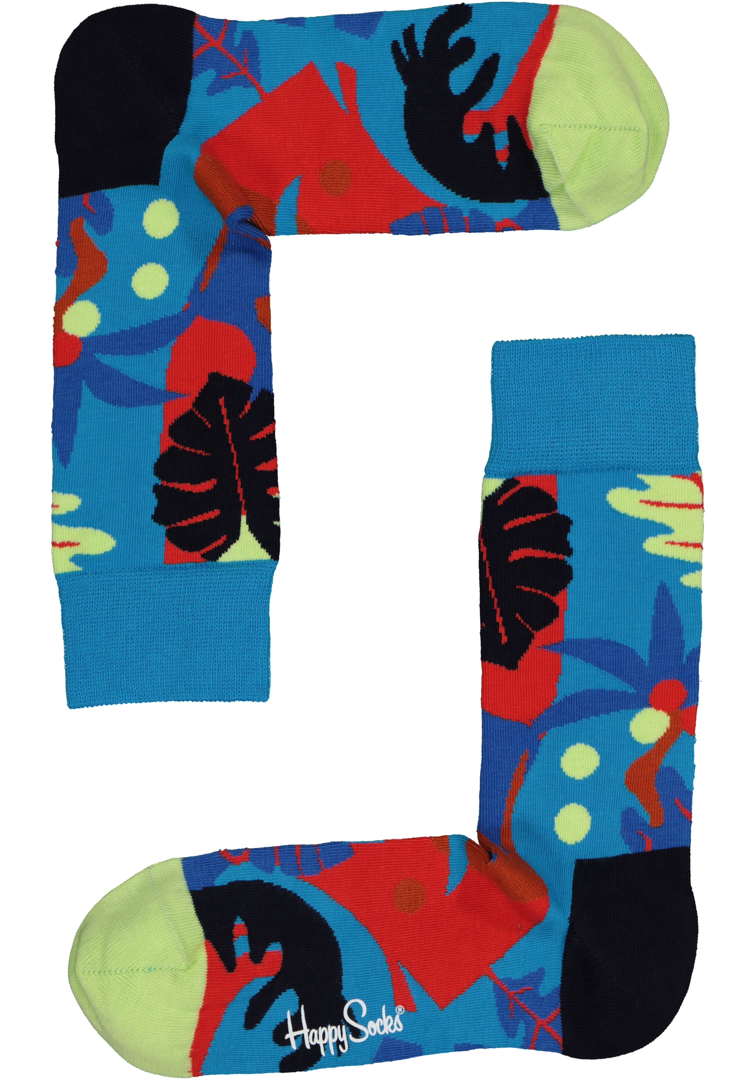 Happy Socks Tropical Night Socks Gift Set (5-pack), tropische nachten met kleur