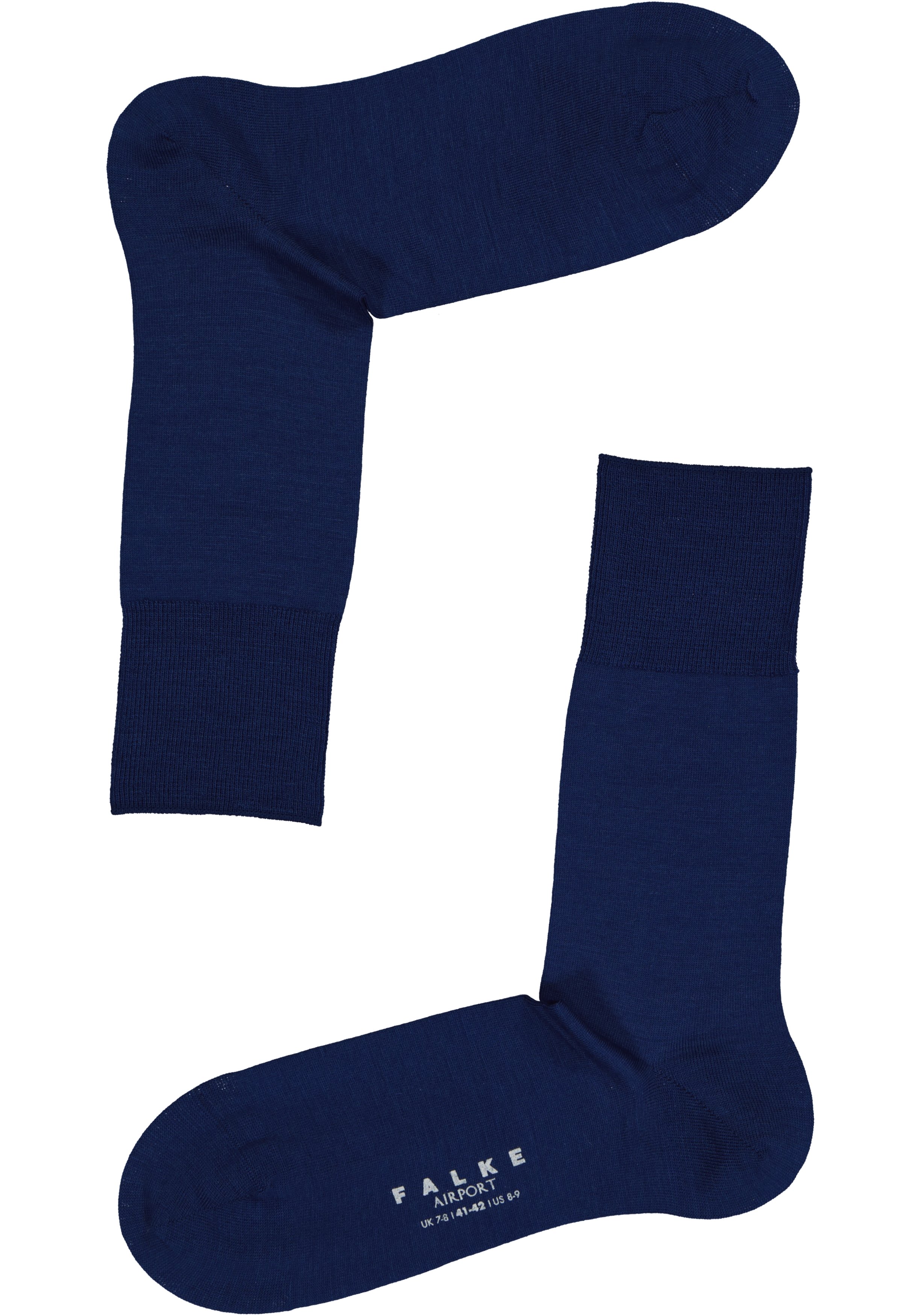 FALKE Airport herensokken, middenblauw (royal blue)