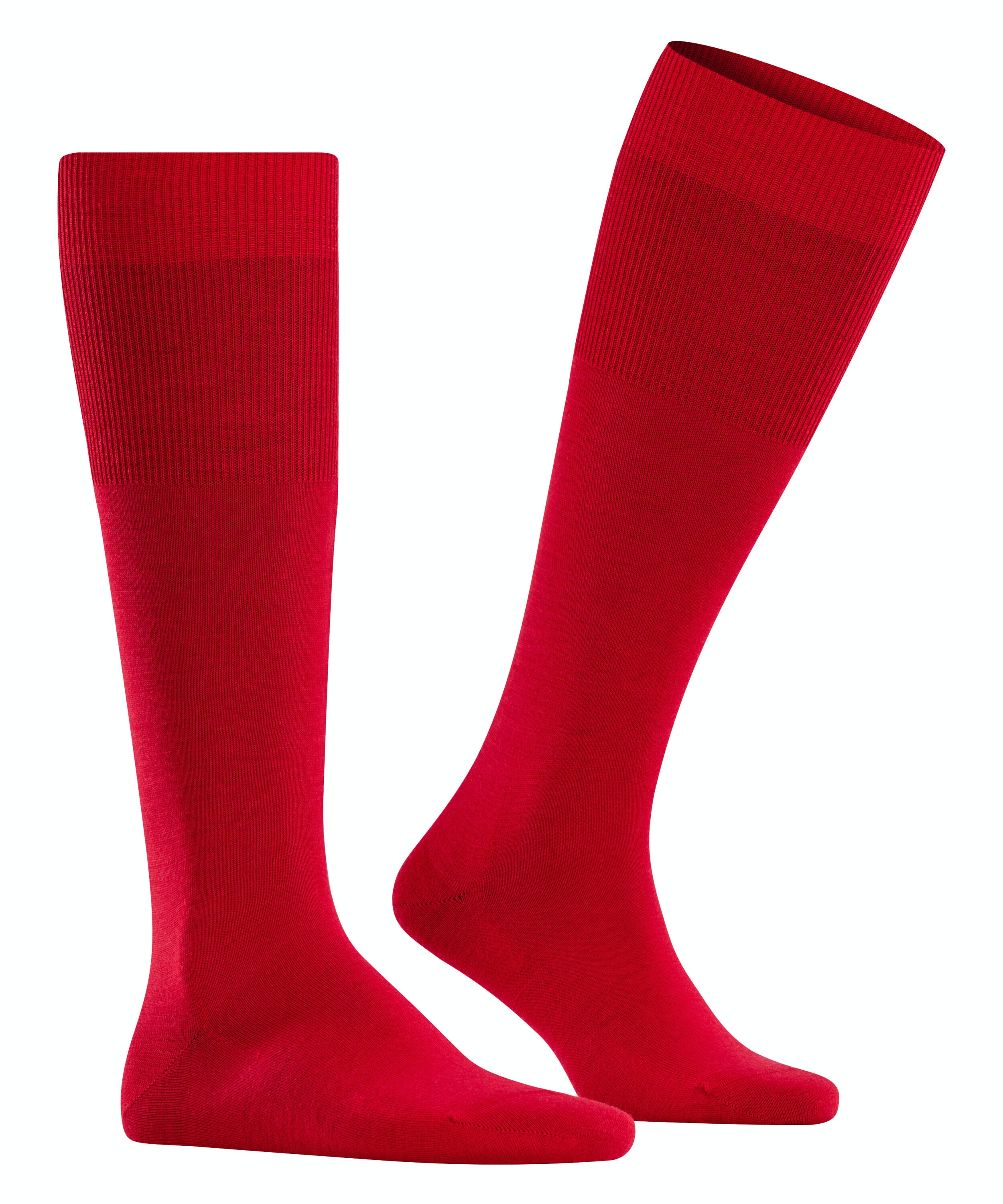 FALKE Airport heren kniekousen, rood (scarlet)