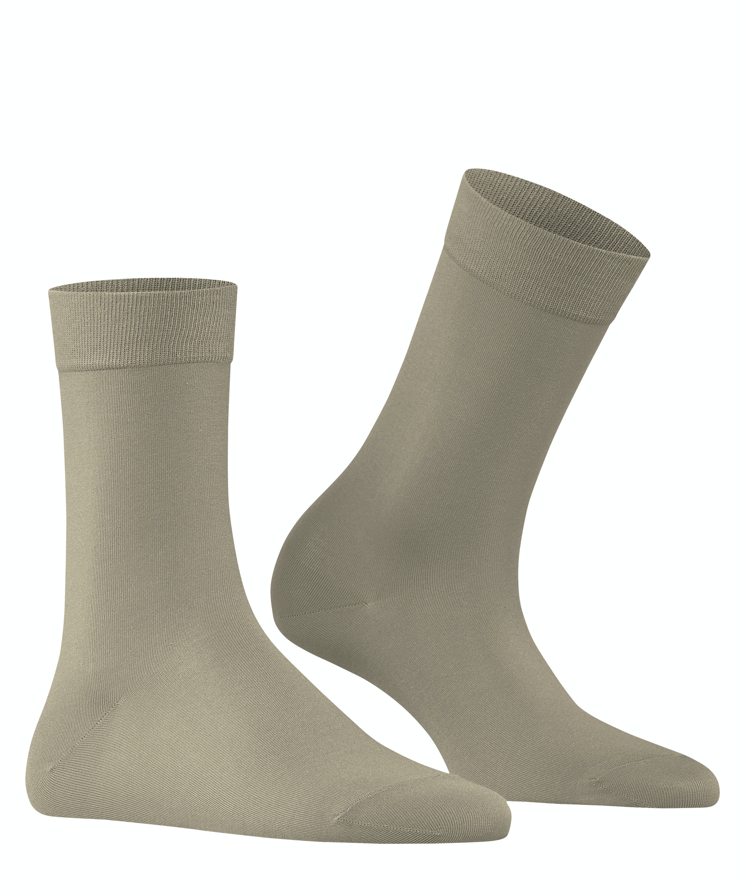 FALKE Cotton Touch damessokken, kaki (pale khaki)