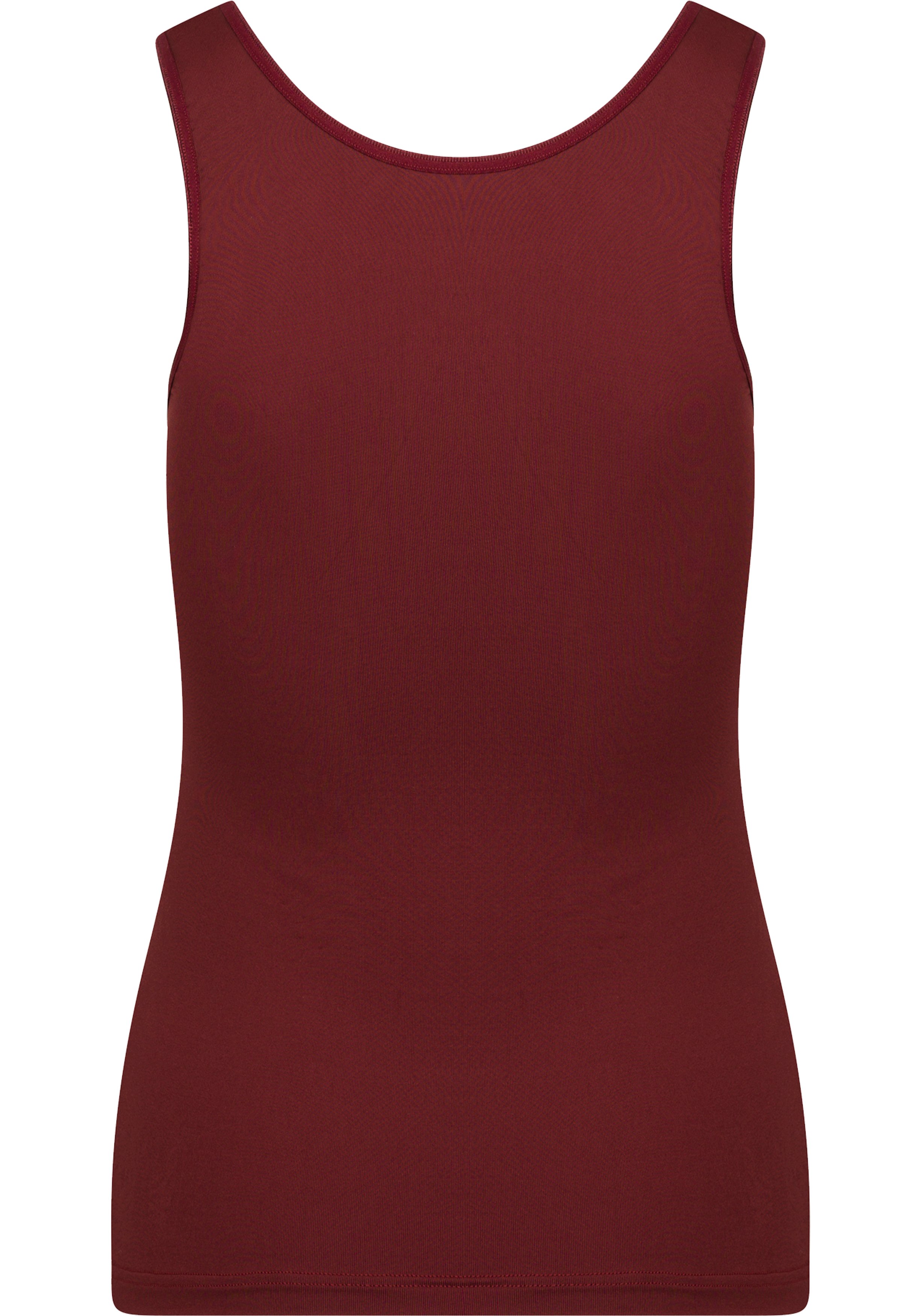 RJ Bodywear Pure Color dames top (1-pack), hemdje met brede banden, port