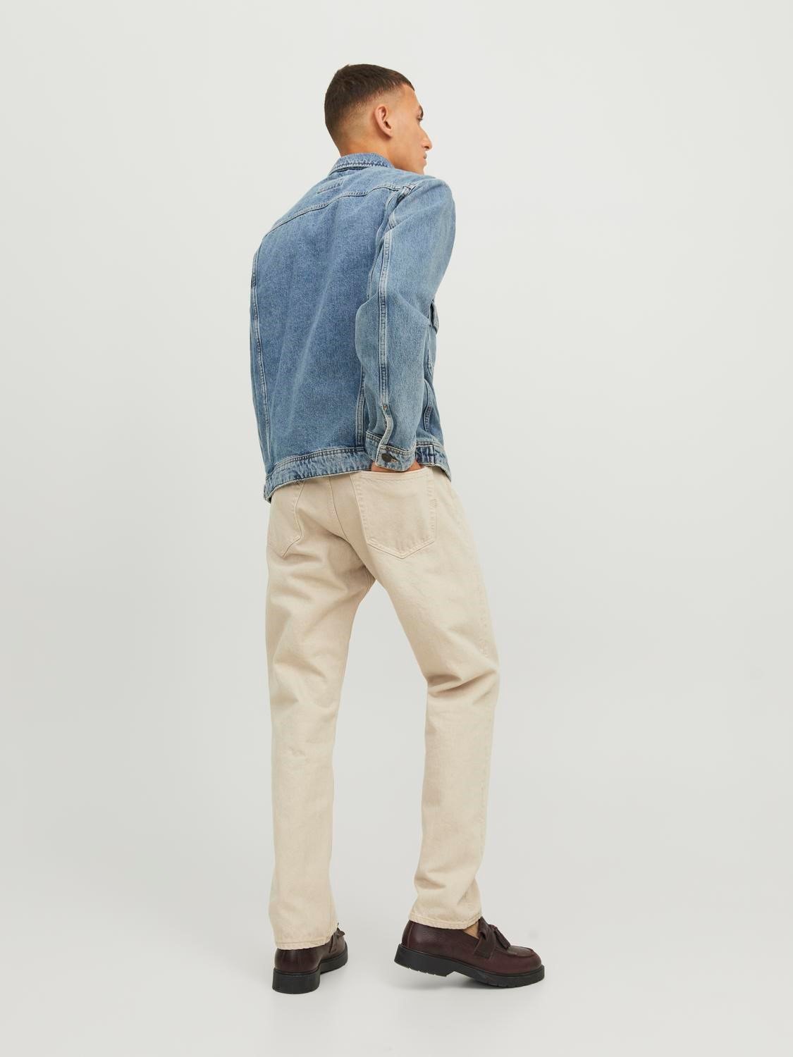 JACK & JONES Chris Cooper loose fit, heren jeans, beige