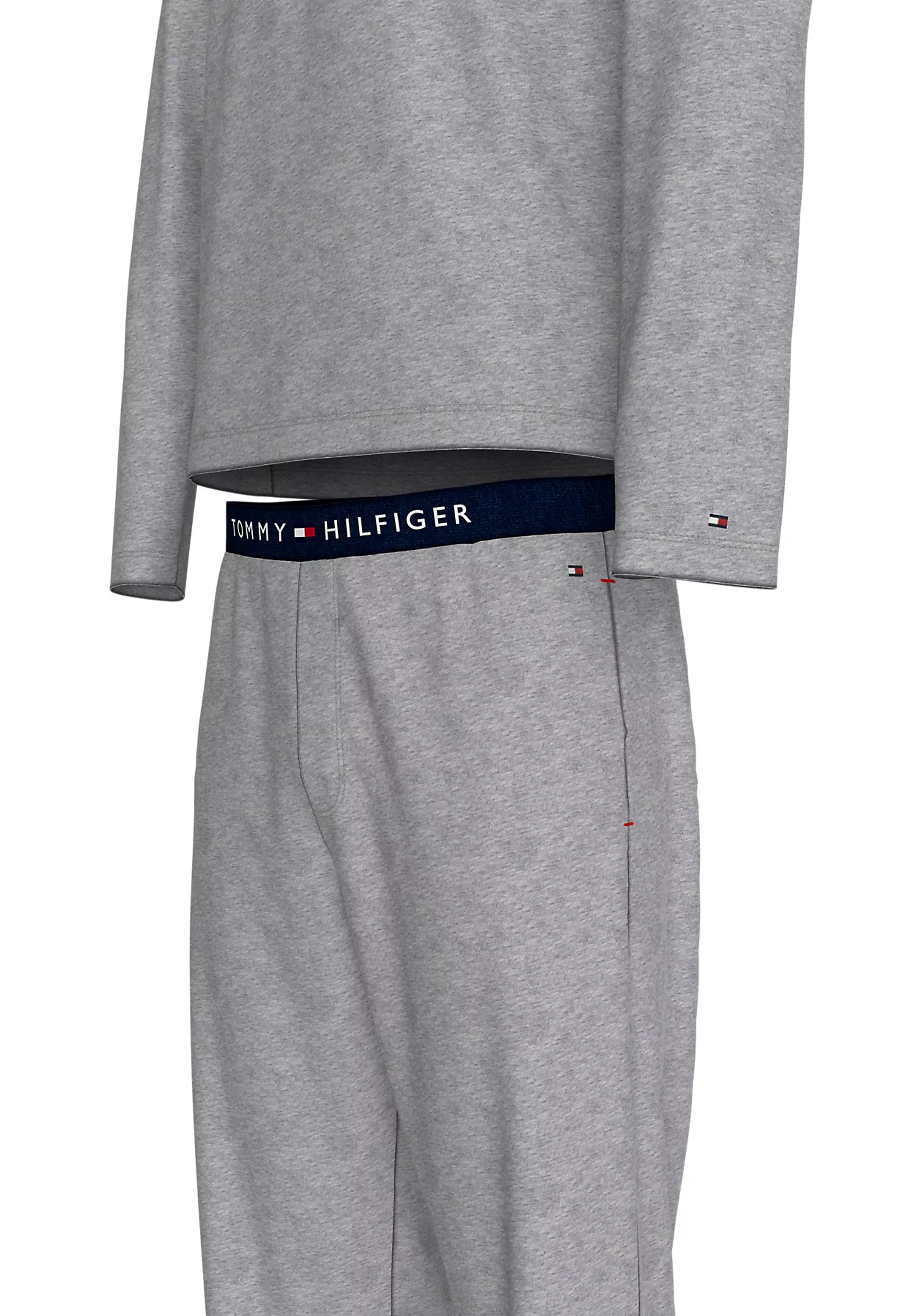 Tommy Hilfiger heren pyjama set, grijs melange