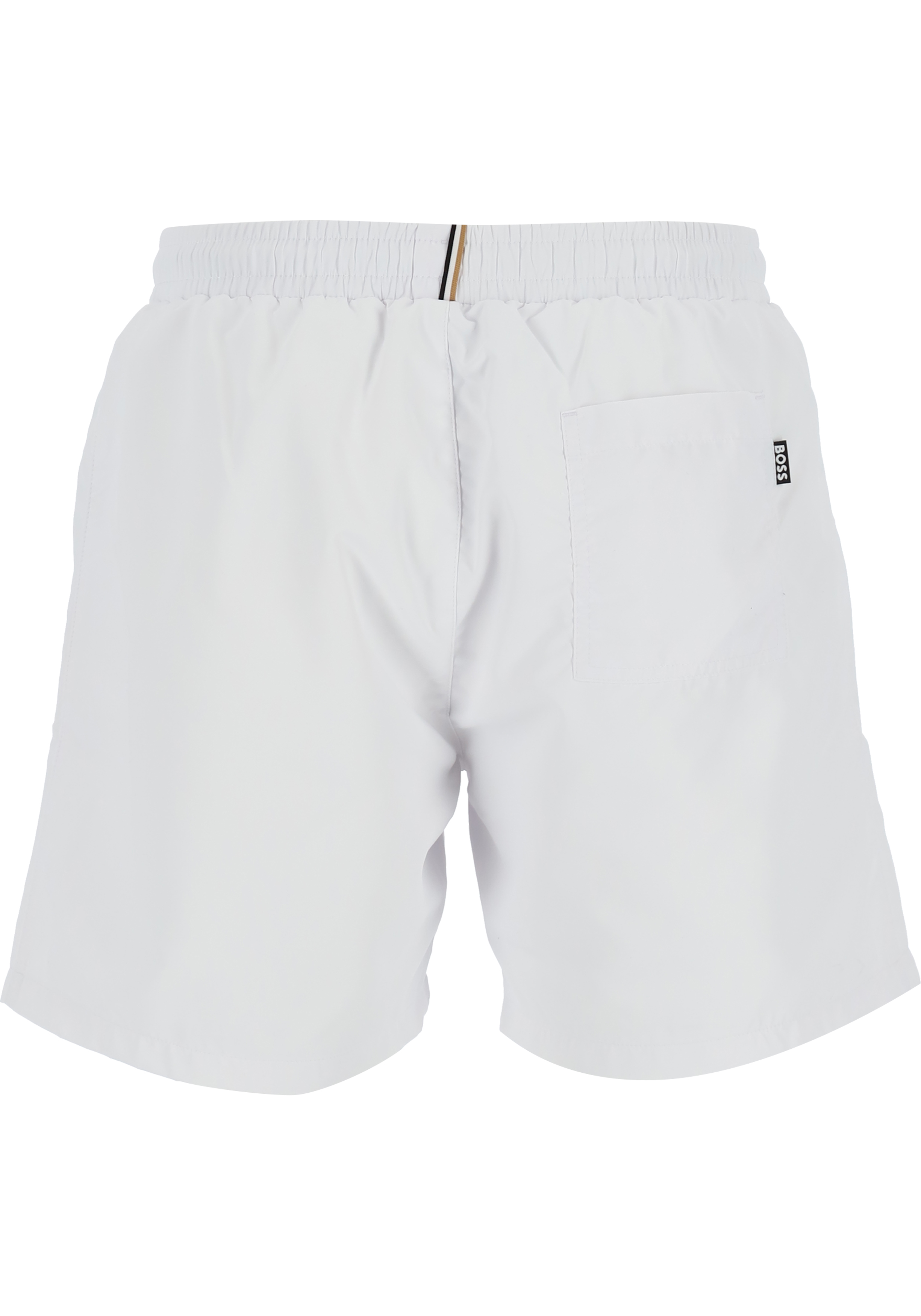 HUGO BOSS Dolphin swim shorts, heren zwembroek, wit