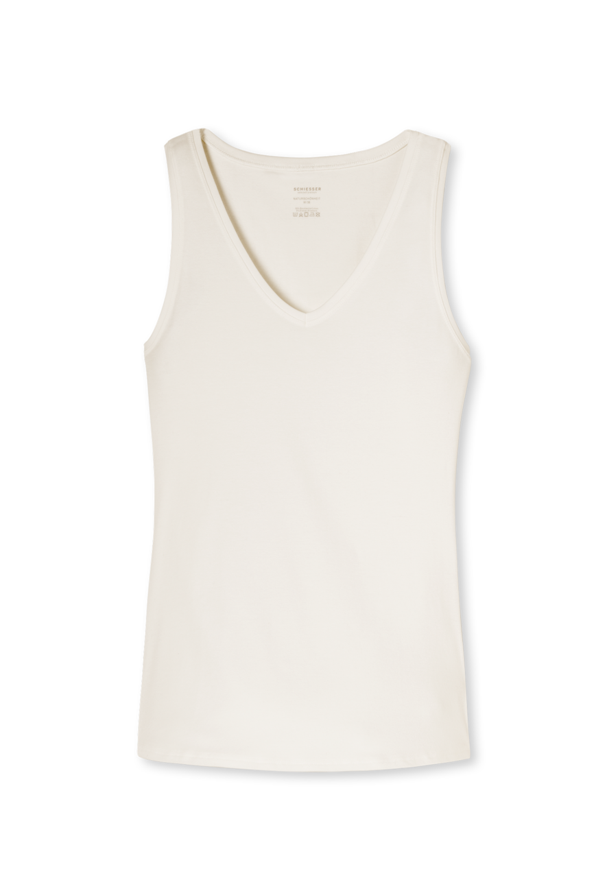 SCHIESSER Naturschonheit singlet (1-pack), dames hemd champagne