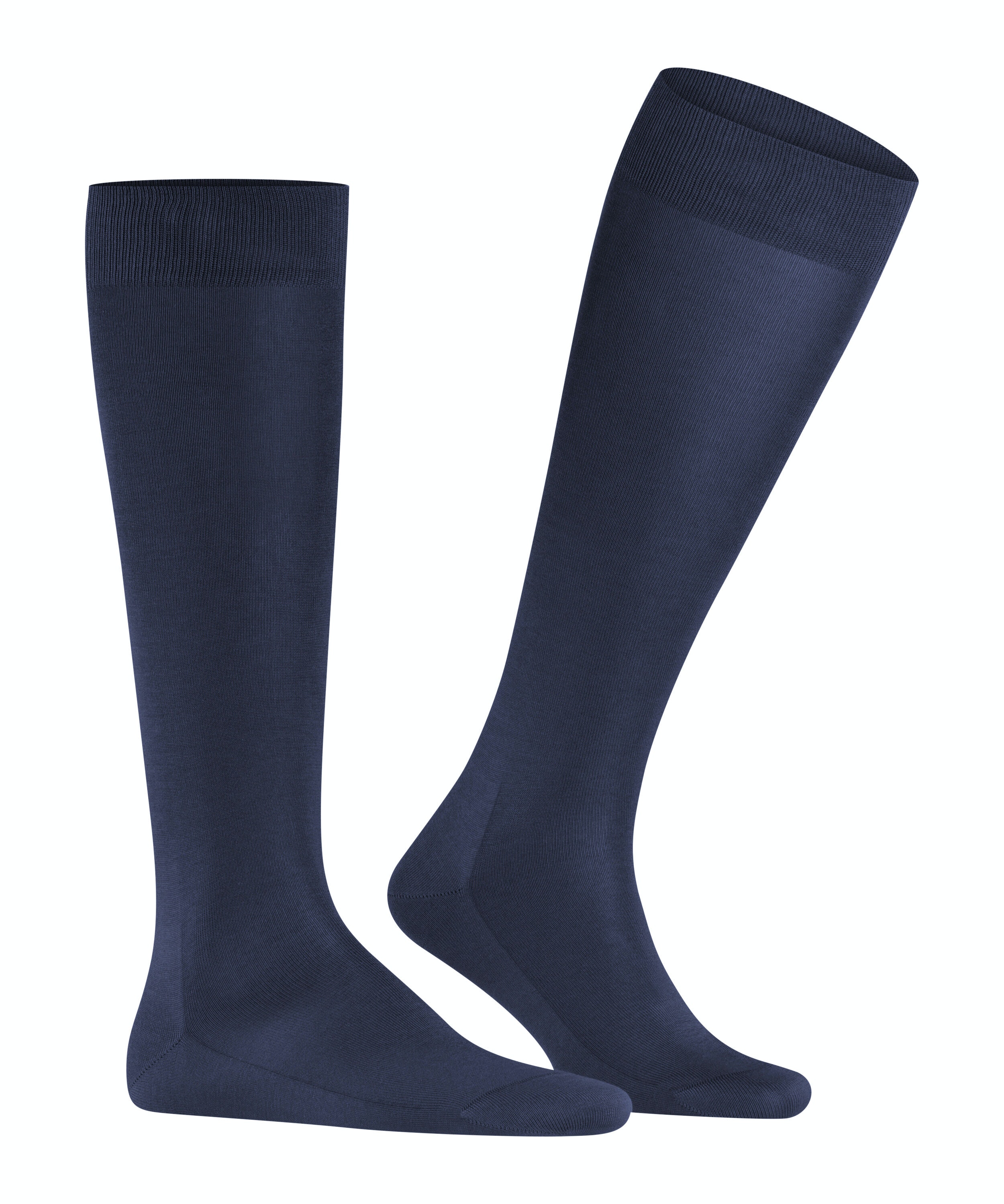 FALKE Tiago heren kniekousen, donkerblauw (dark navy)