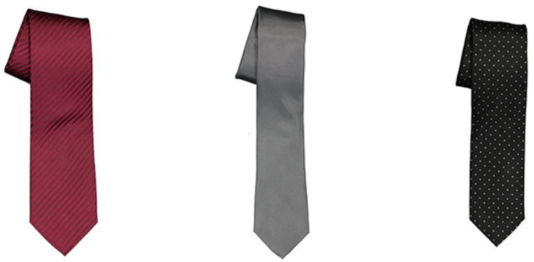 Serieus met een stropdas