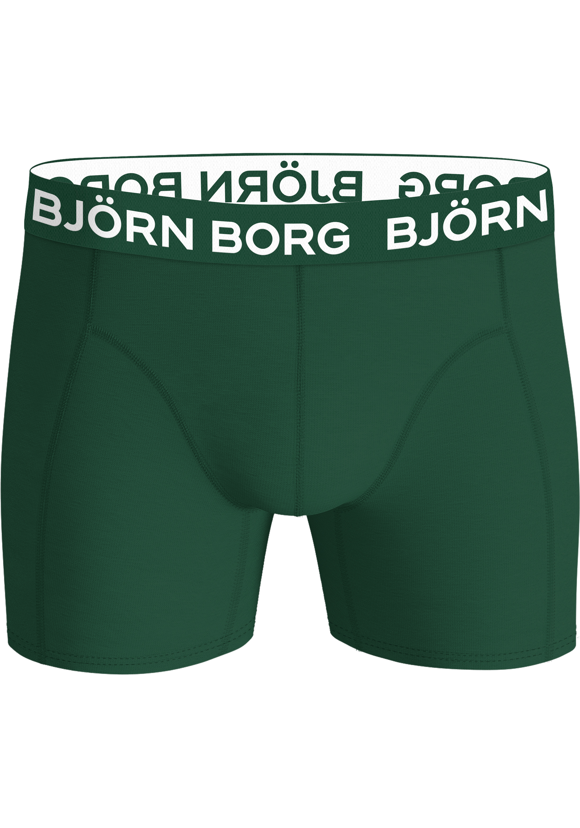 Bjorn Borg Cotton Stretch boxers, heren boxers normale lengte (7-pack), zwart , groen, donkerrood en groen met print