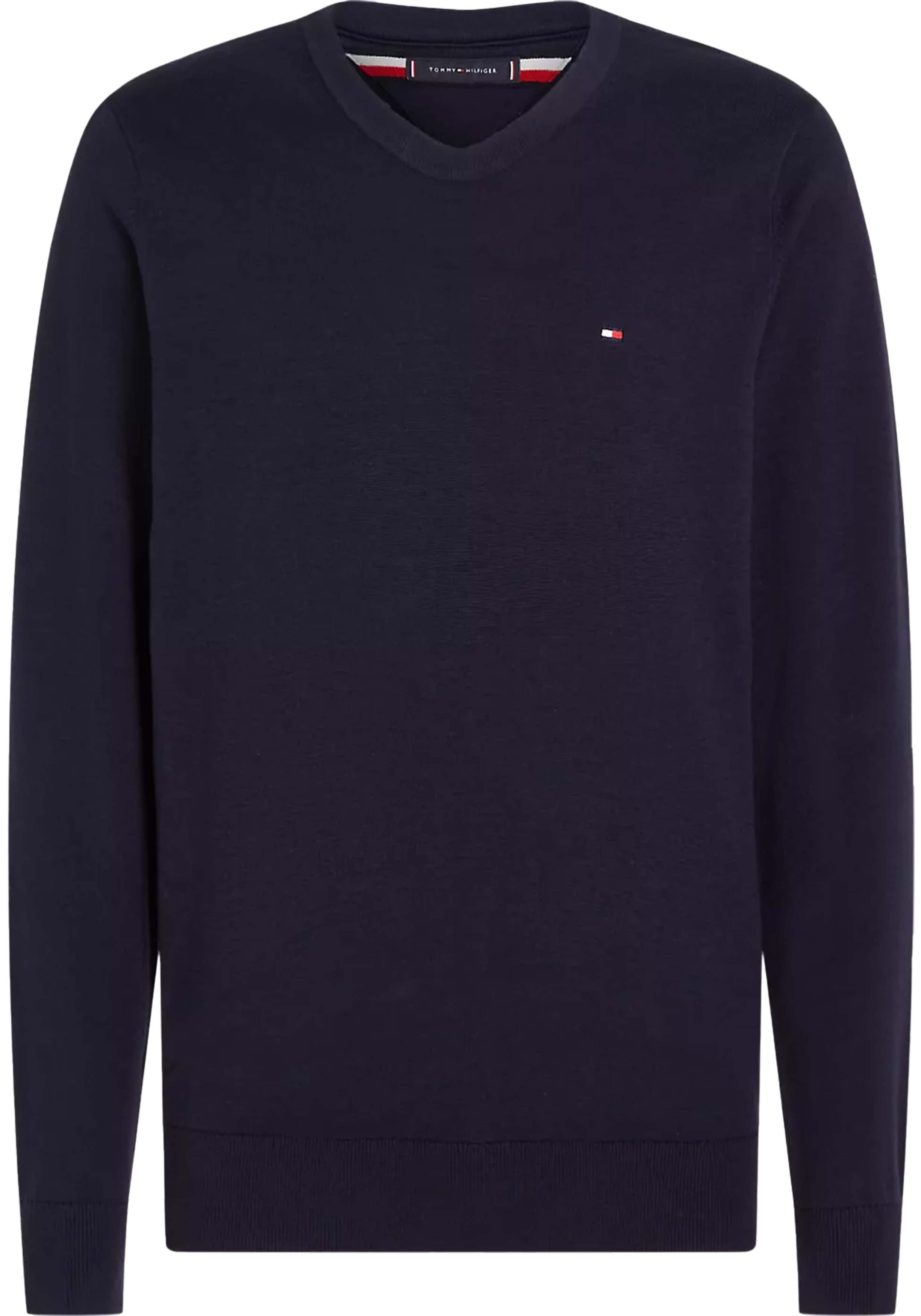 Tommy Hilfiger heren pullover katoen, donkerblauw