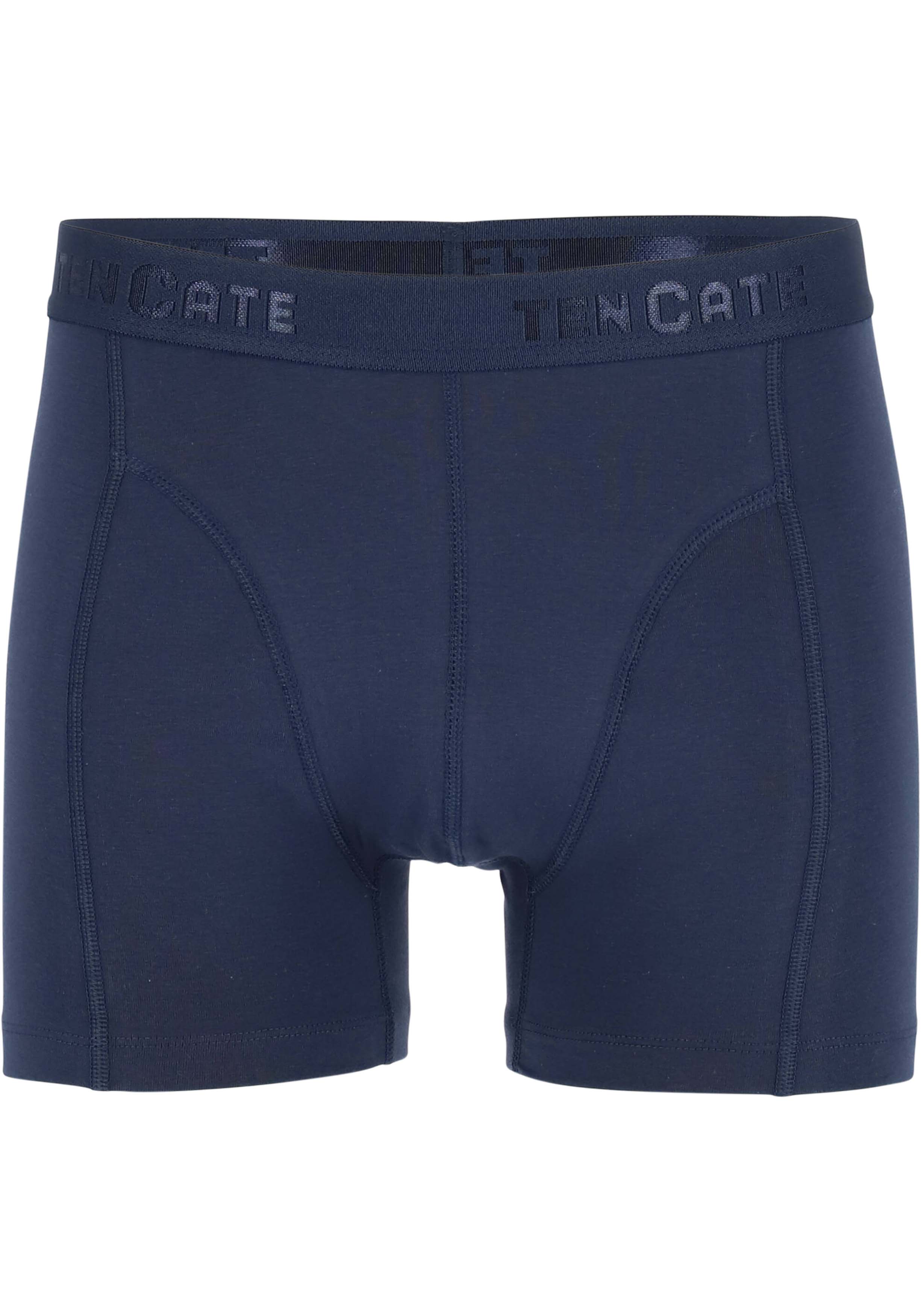 TEN CATE Basics men shorts (4-pack), heren boxers normale lengte, blauw