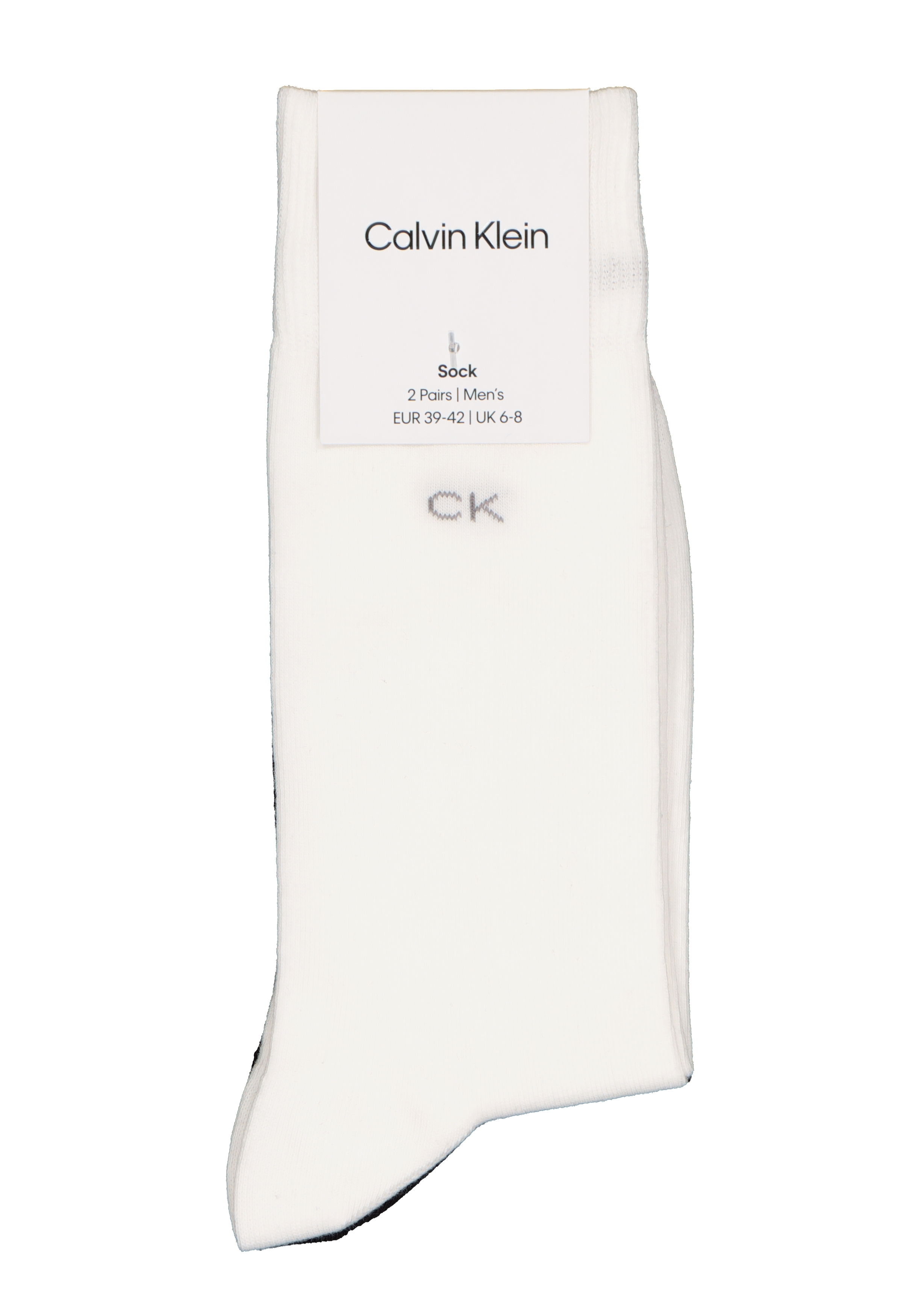 Calvin Klein Sock (2-pack), heren sokken, wit