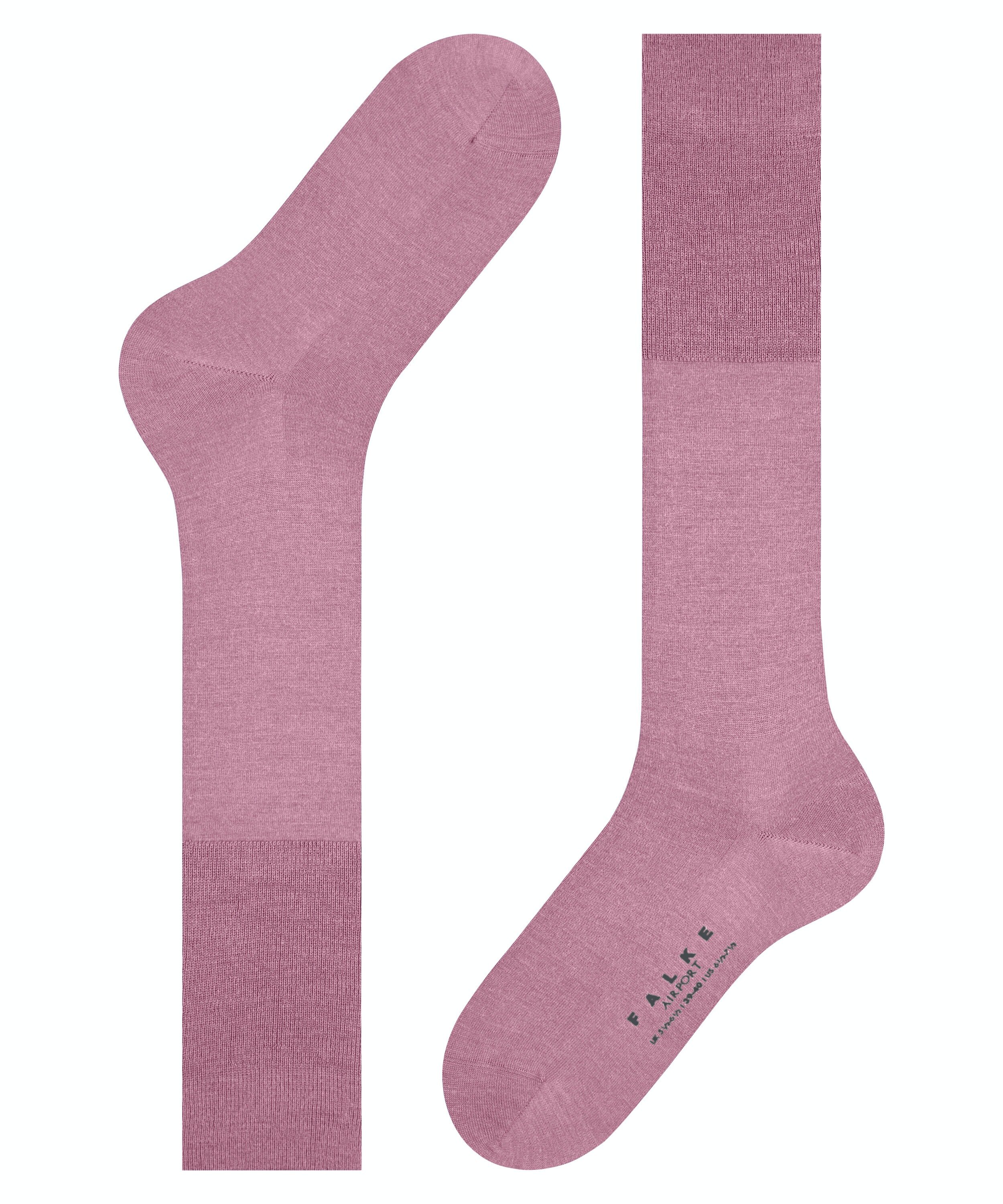 FALKE Airport heren kniekousen, roze (light rosa)