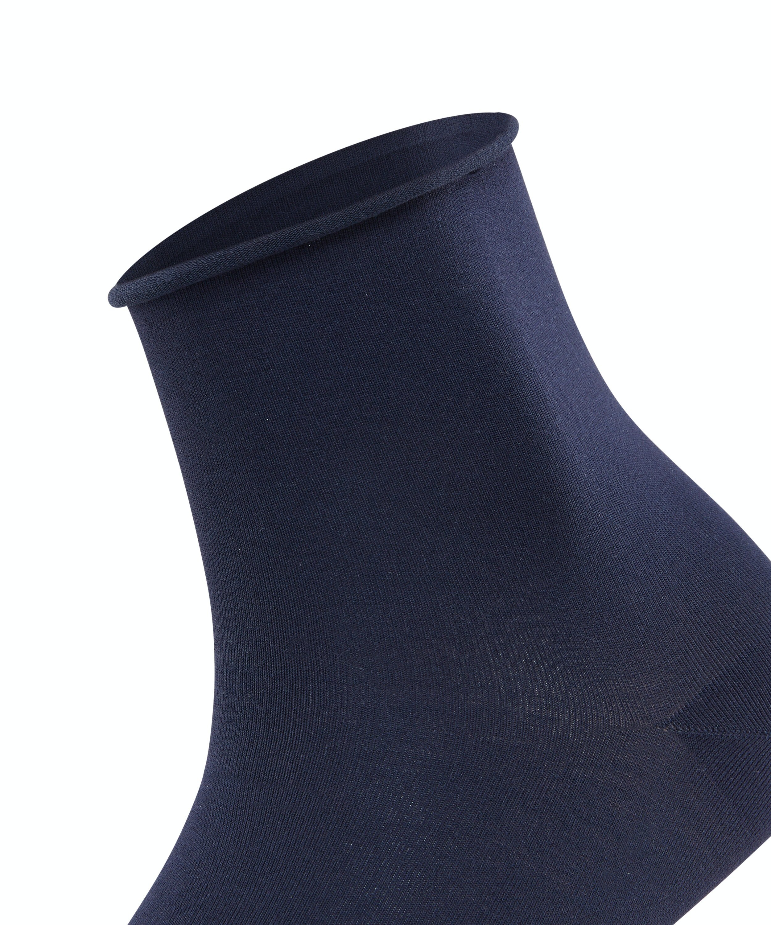 FALKE Cotton Touch damessokken kort, donkerblauw (dark navy)